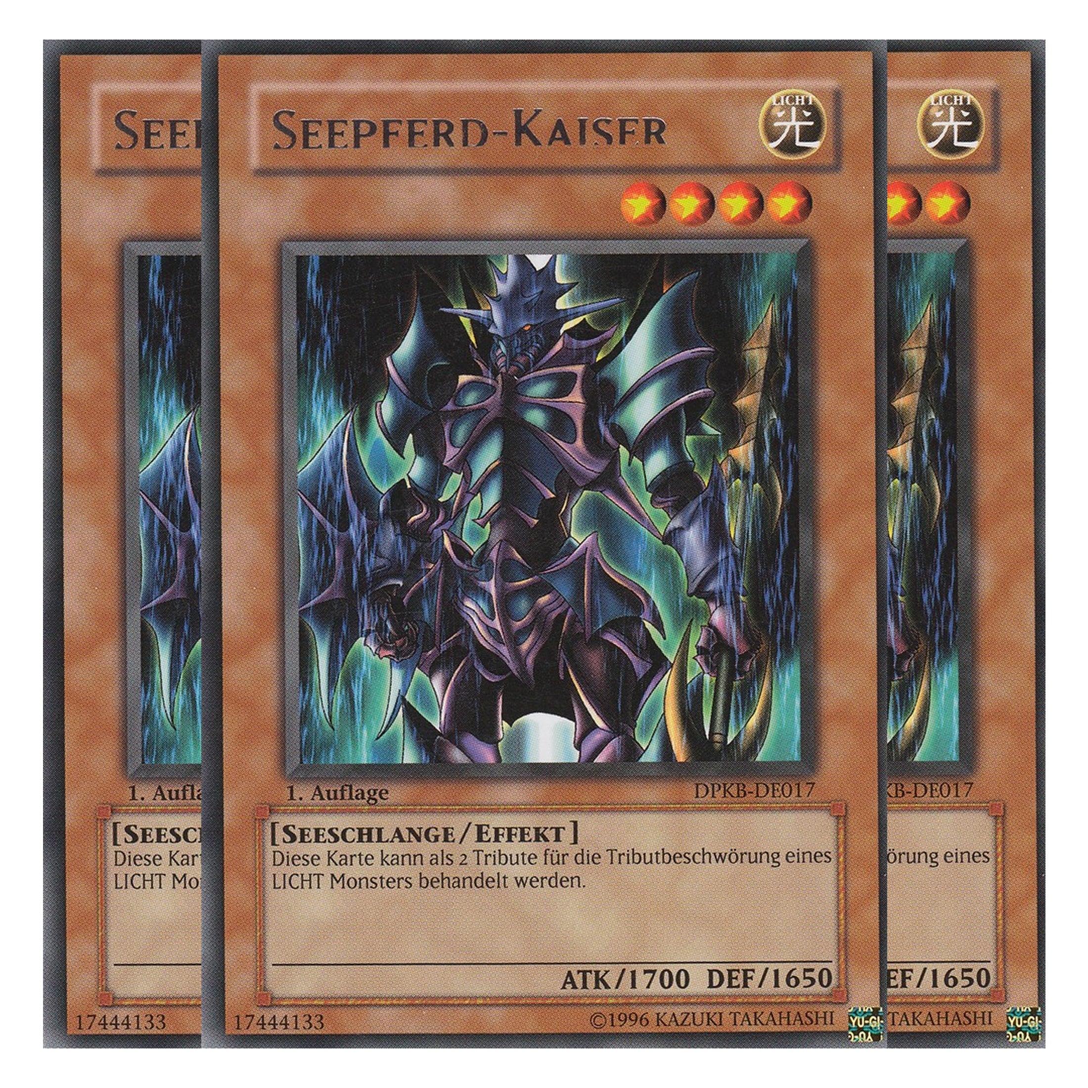 Seepferd-Kaiser - DPKB-DE017 - Rare - Deutsch - 1. Auflage - Duelist Pack: Kaiba - Playset (3 Kopien)