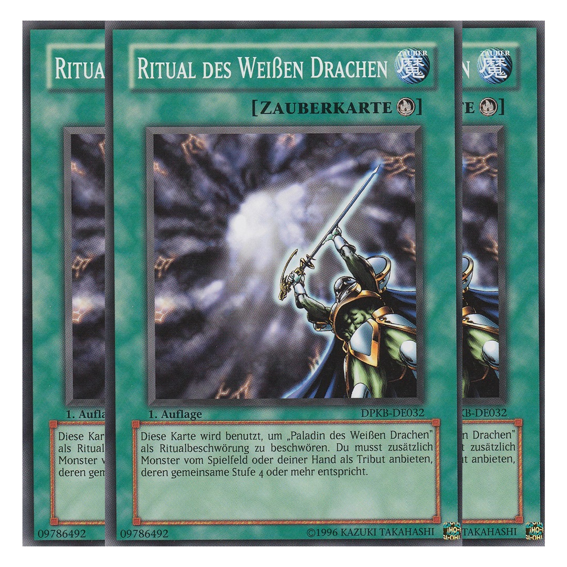 Ritual des Weißen Drachen - DPKB-DE032 - Common - Deutsch - 1. Auflage - Duelist Pack: Kaiba - Playset (3 Kopien)