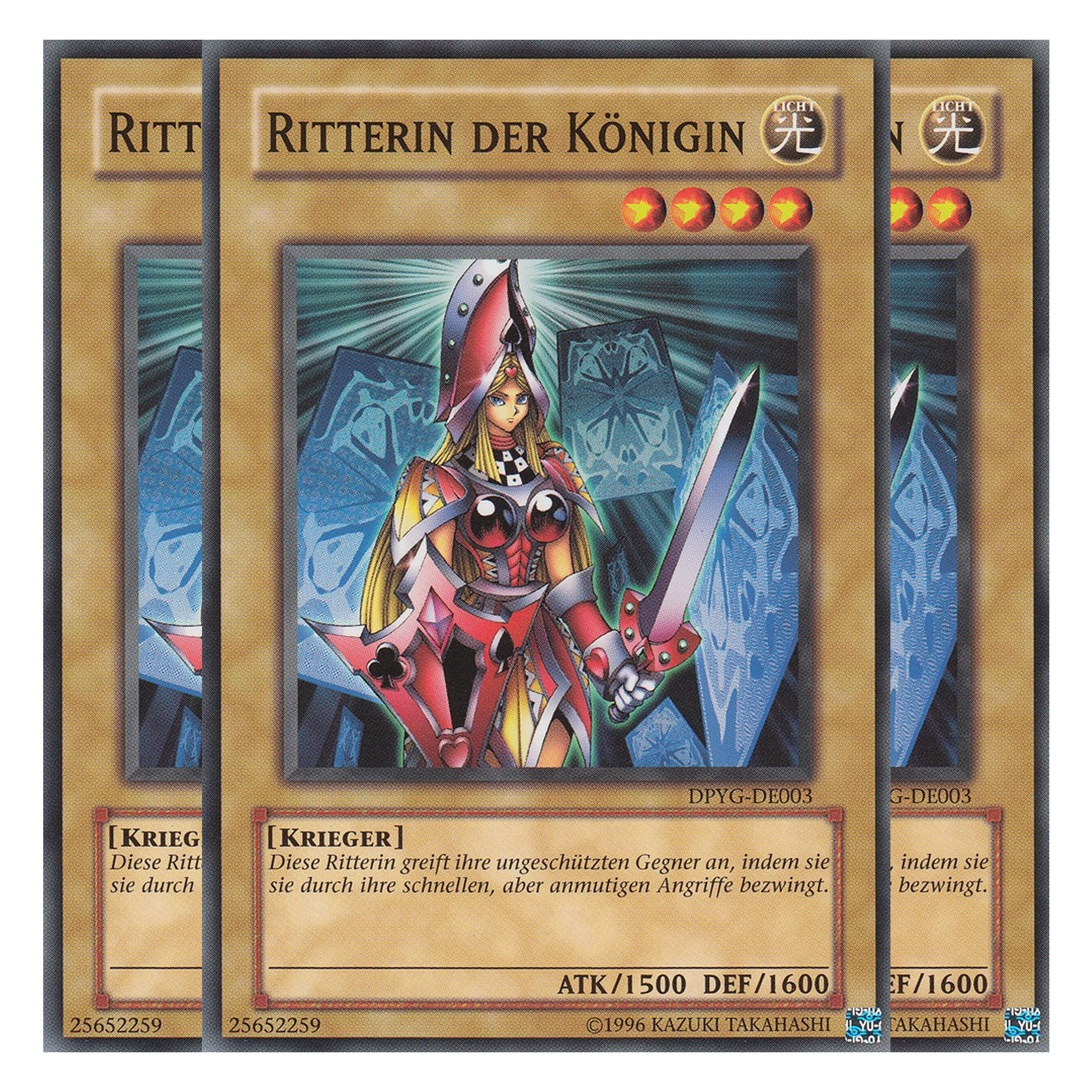 Ritterin der Königin - DPYG-DE003 - Common - Deutsch - 1. Auflage - Duelist Pack: Yugi - Playset (3 Kopien)