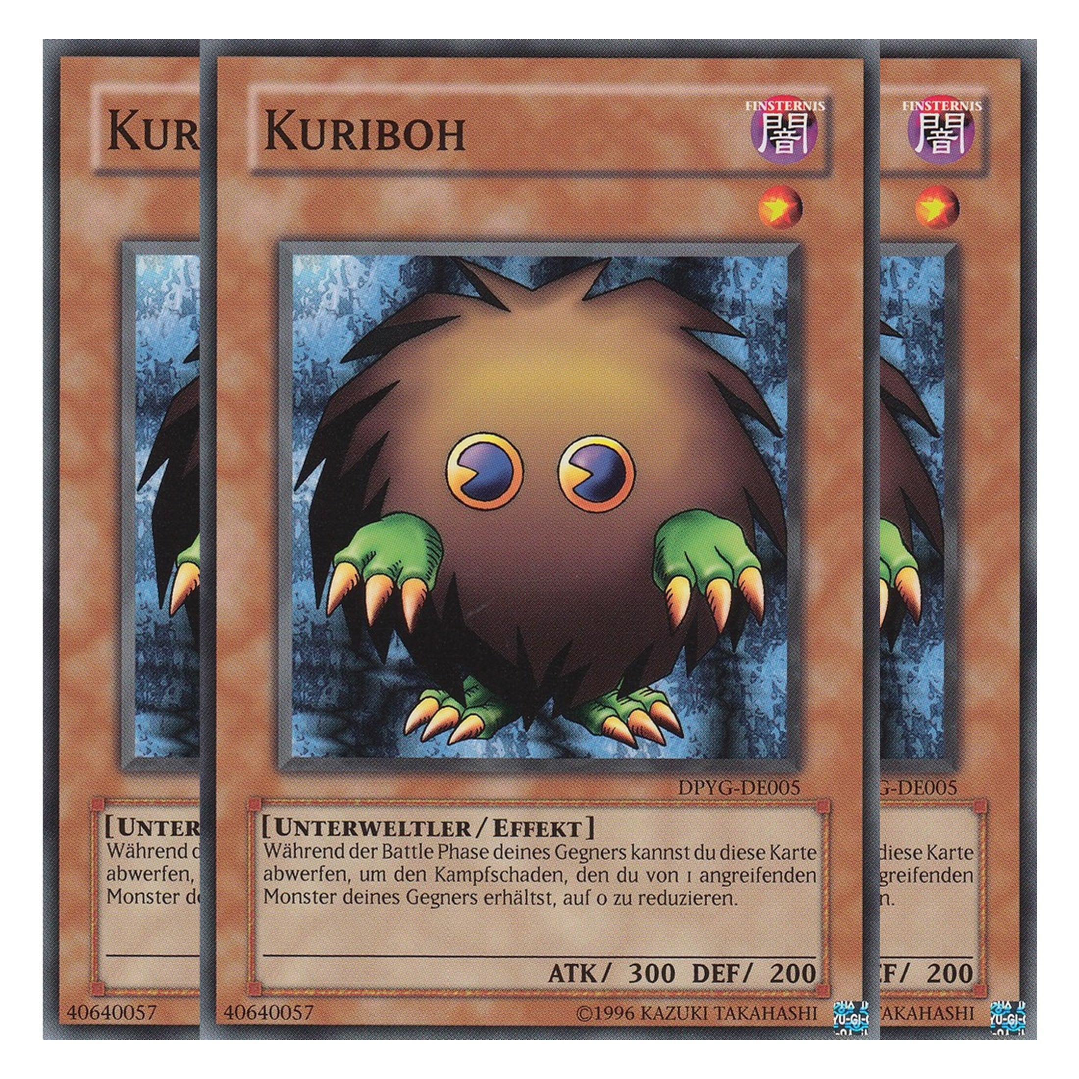 Kuriboh - DPYG-DE005 - Common - Deutsch - 1. Auflage - Duelist Pack: Yugi - Playset (3 Kopien)
