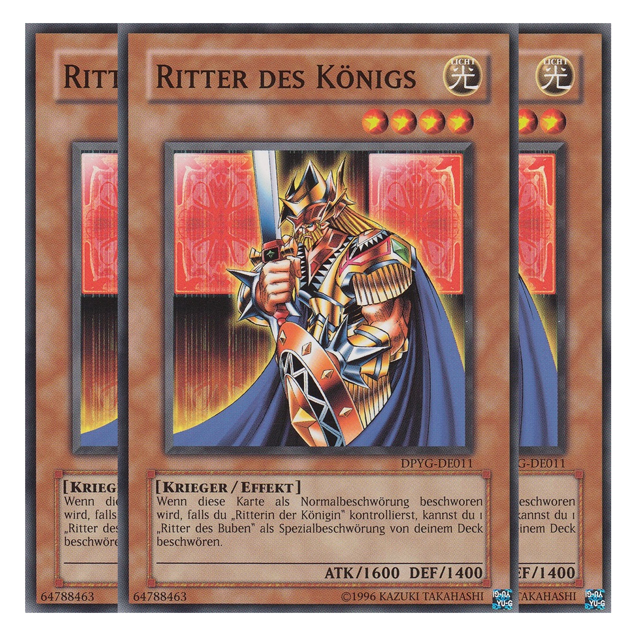 Ritter des Königs - DPYG-DE011 - Common - Deutsch - 1. Auflage - Duelist Pack: Yugi - Playset (3 Kopien)