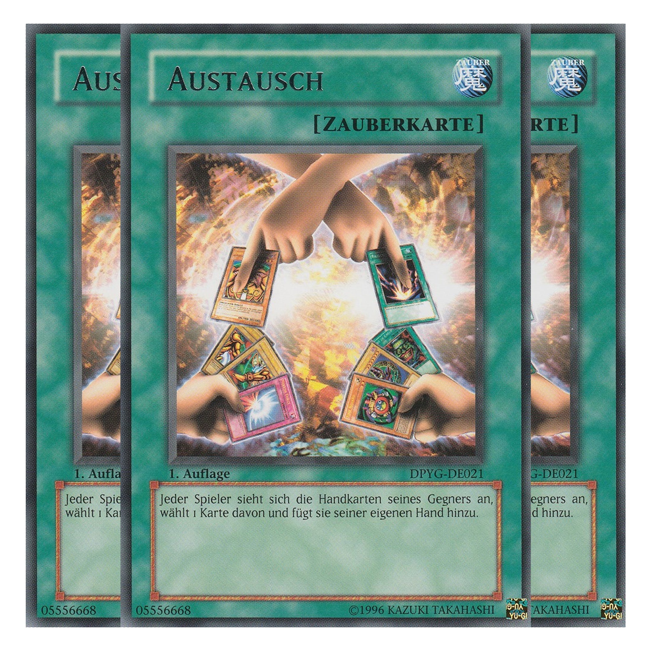 Austausch - DPYG-DE021 - Rare - Deutsch - 1. Auflage - Duelist Pack: Yugi - Playset (3 Kopien)