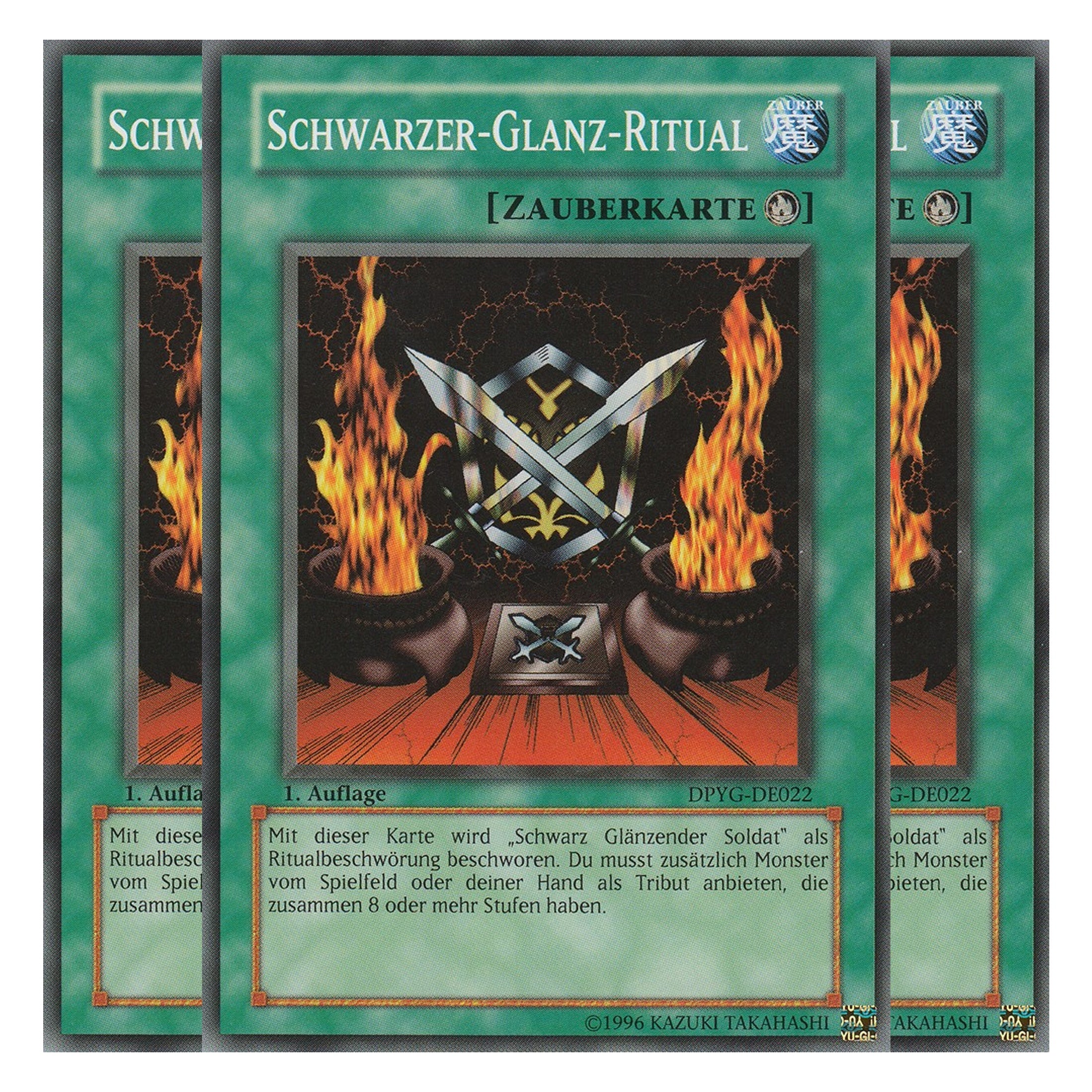 Schwarzer-Glanz-Ritual - DPYG-DE022 - Common - Deutsch - 1. Auflage - Duelist Pack: Yugi - Playset (3 Kopien)