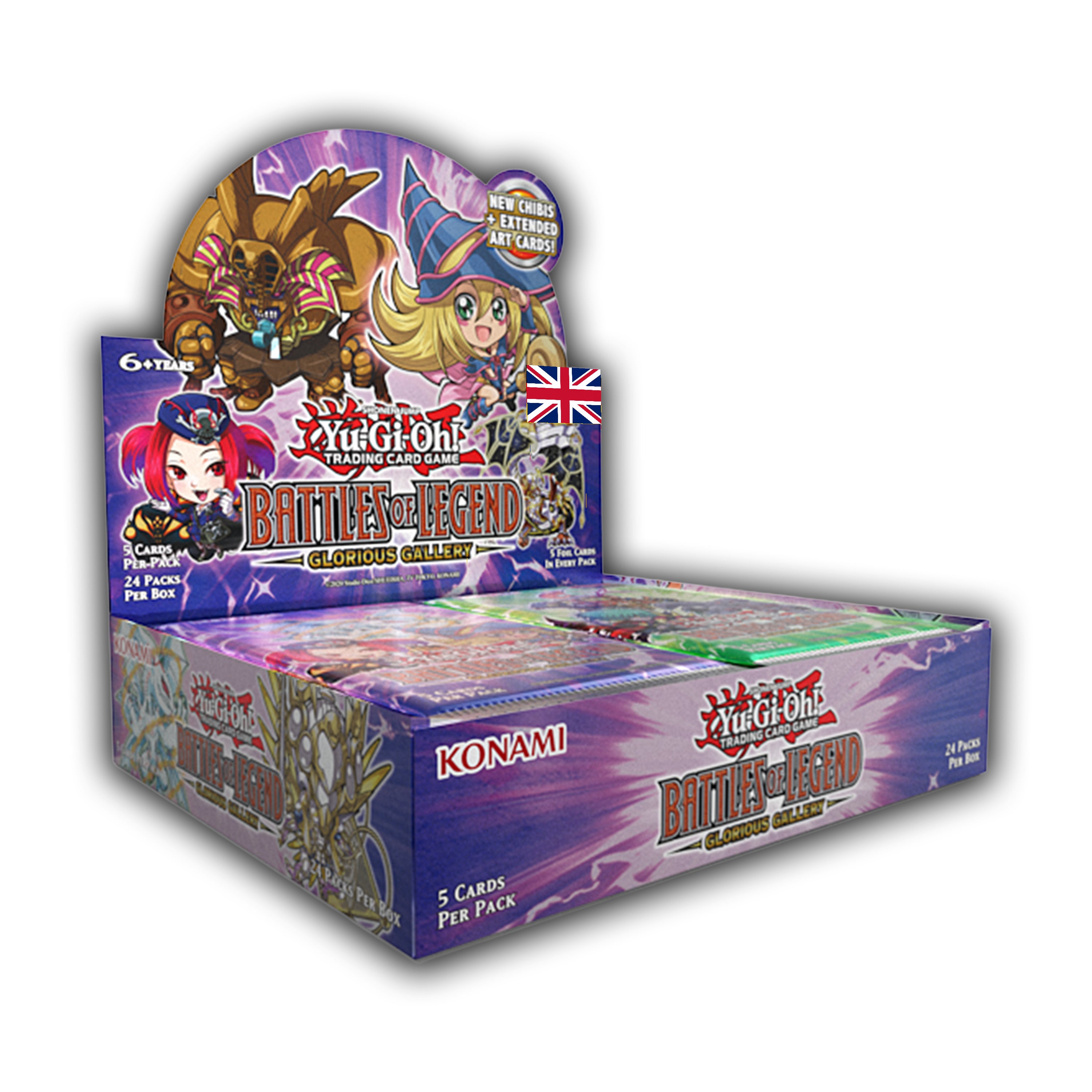 Yu-Gi-Oh! Battles of Legend: Glorious Gallery Display (Englisch) – 24 Booster – TCG – Neu & OVP