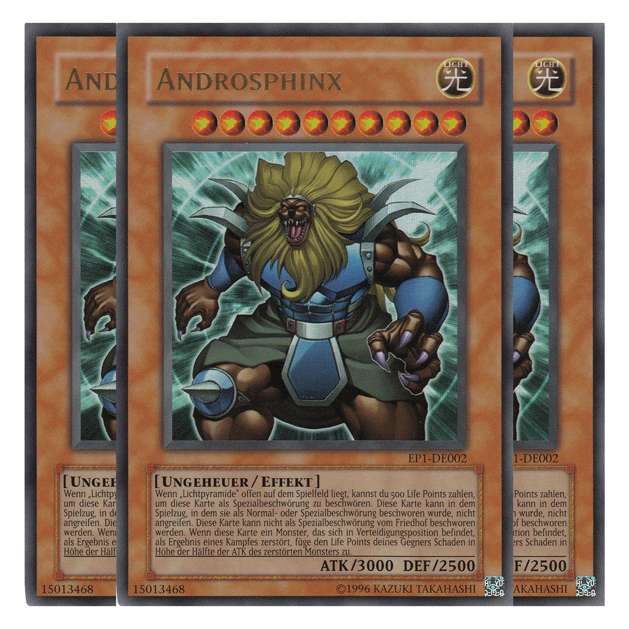 Androsphinx - EP1-DE002 - Ultra Rare - Deutsch - Limitierte Auflage - Exklusiv Pack 1 - Playset (3 Kopien)