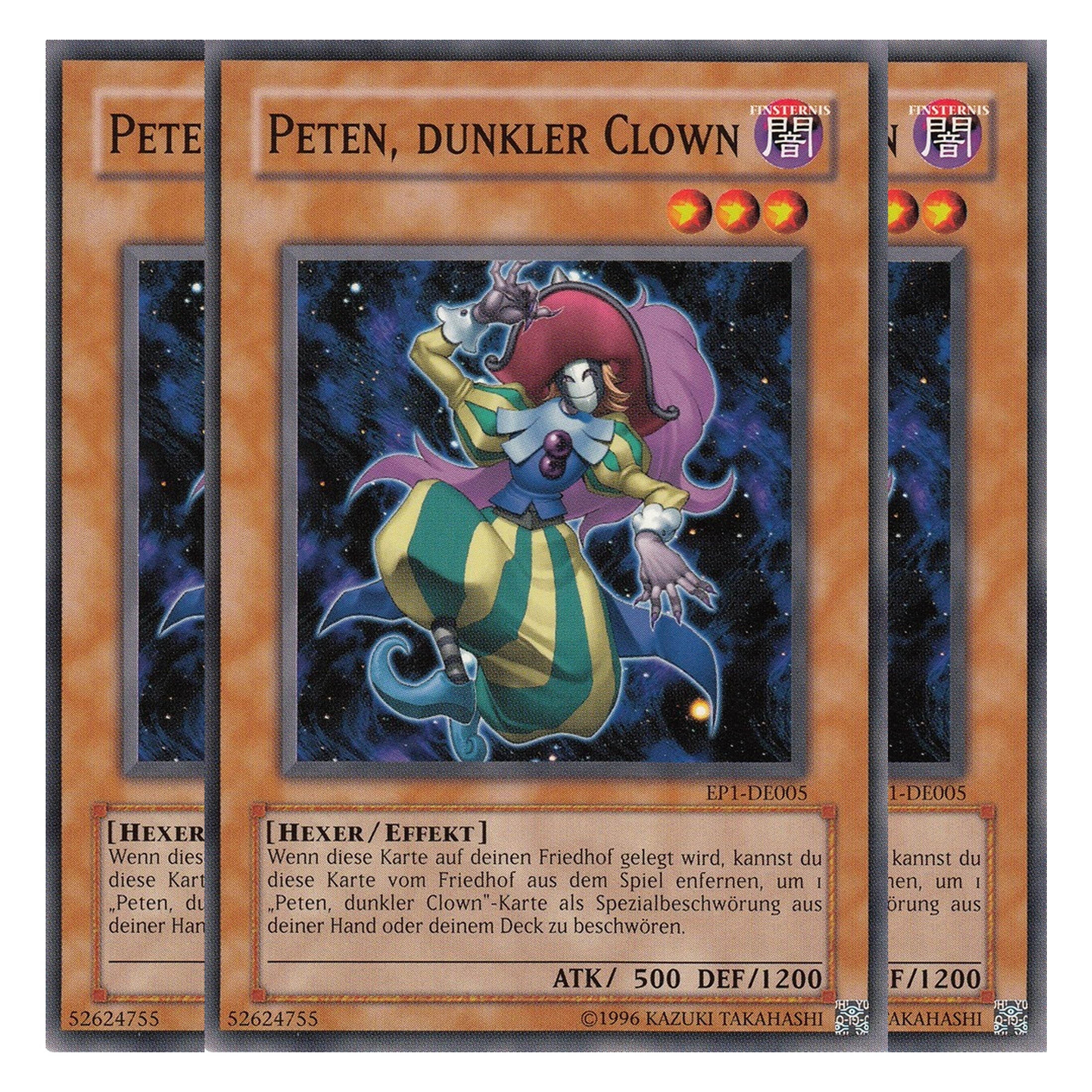 Peten, Dunkler Clown - EP1-DE005 - Common - Deutsch - Limitierte Auflage - Exklusiv Pack 1 - Playset (3 Kopien)