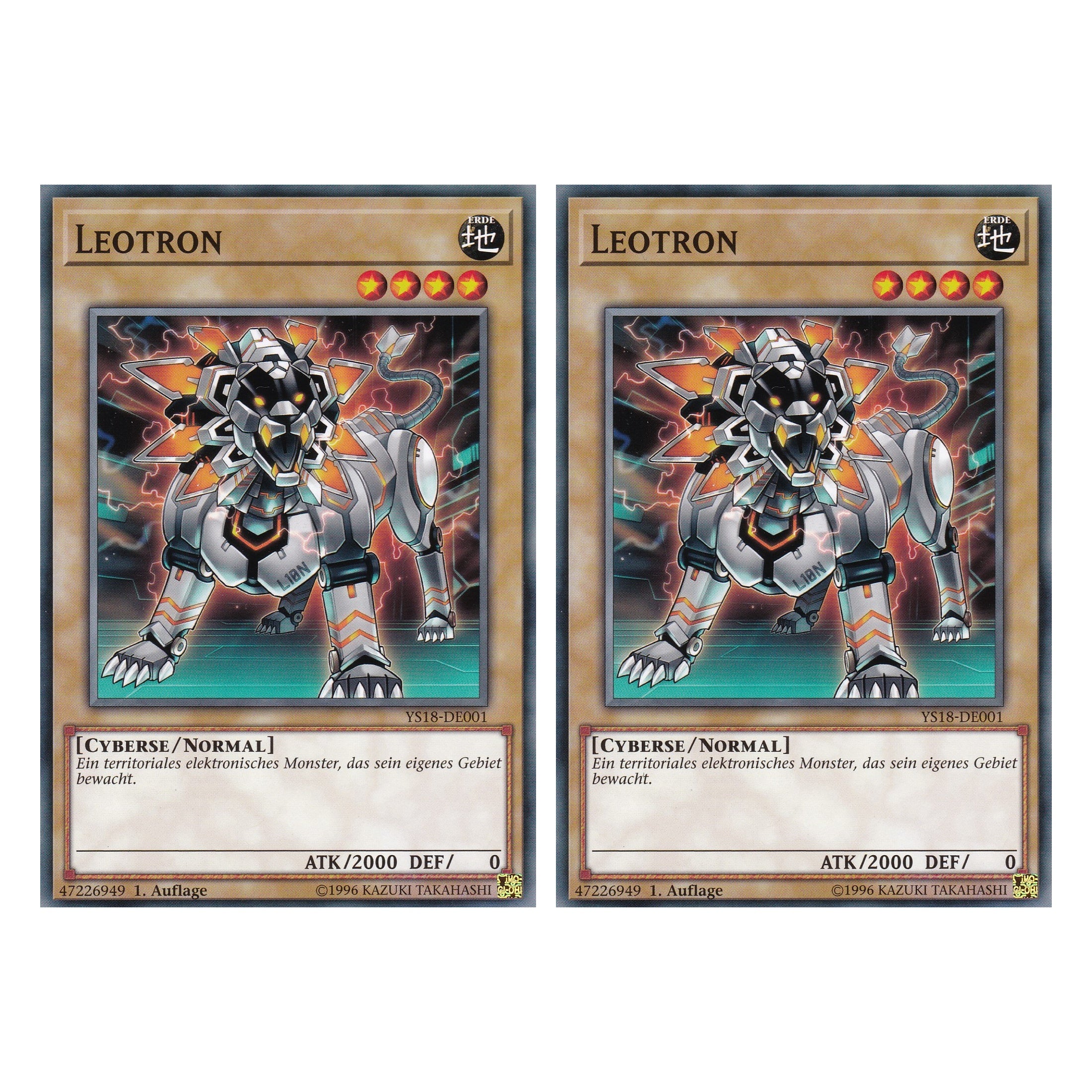 Leotron - YS18-DE001 - Common - Deutsch - 1. Auflage - Starter Deck: Codebreaker - Duo Set (2 Stück) - Yugioh