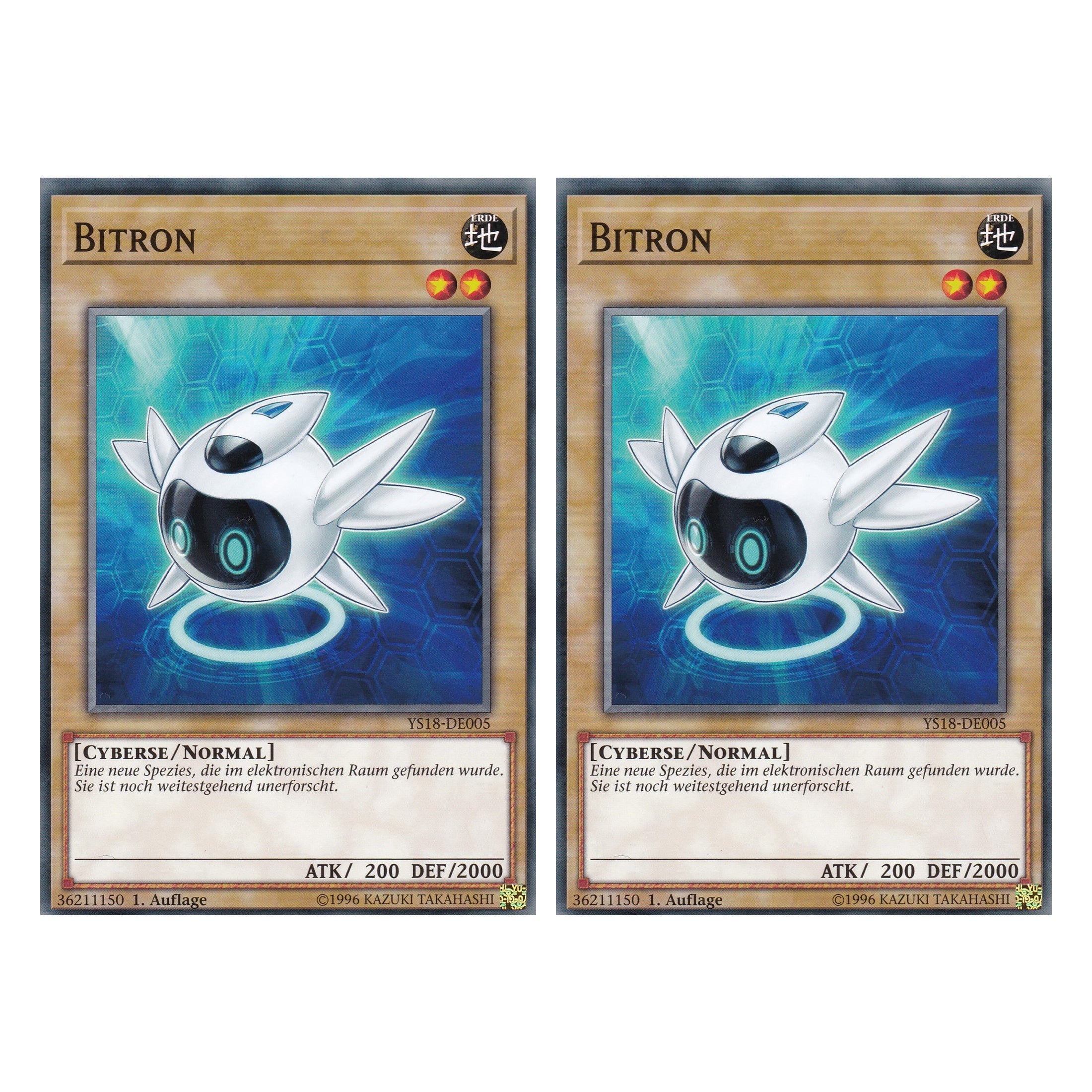 Bitron - YS18-DE005 - Common - Deutsch - 1. Auflage - Starter Deck: Codebreaker - Duo Set (2 Stück) - Yugioh