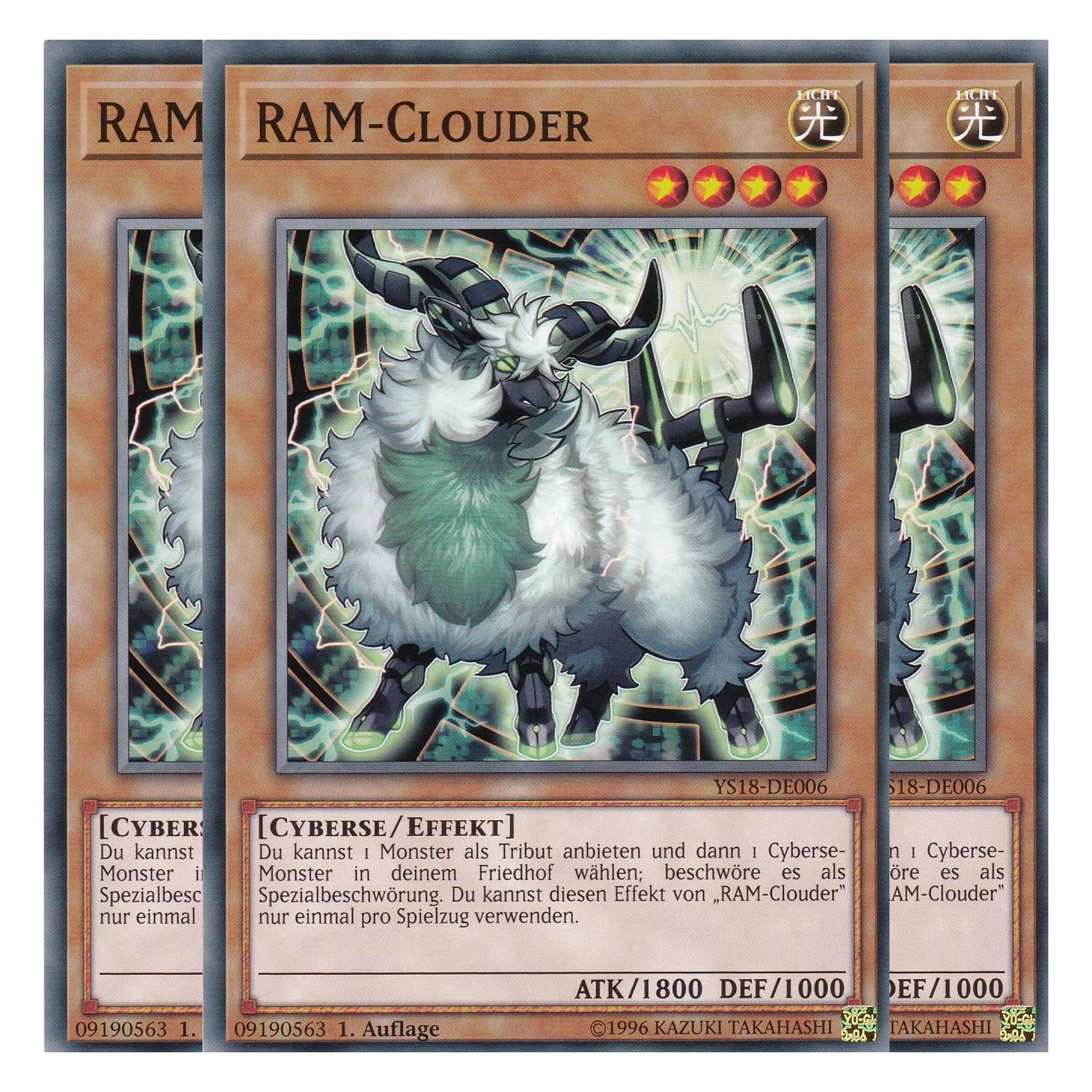 RAM-Clouder - YS18-DE006 - Common - Deutsch - 1. Auflage - Starter Deck: Codebreaker - Playset (3 Kopien)