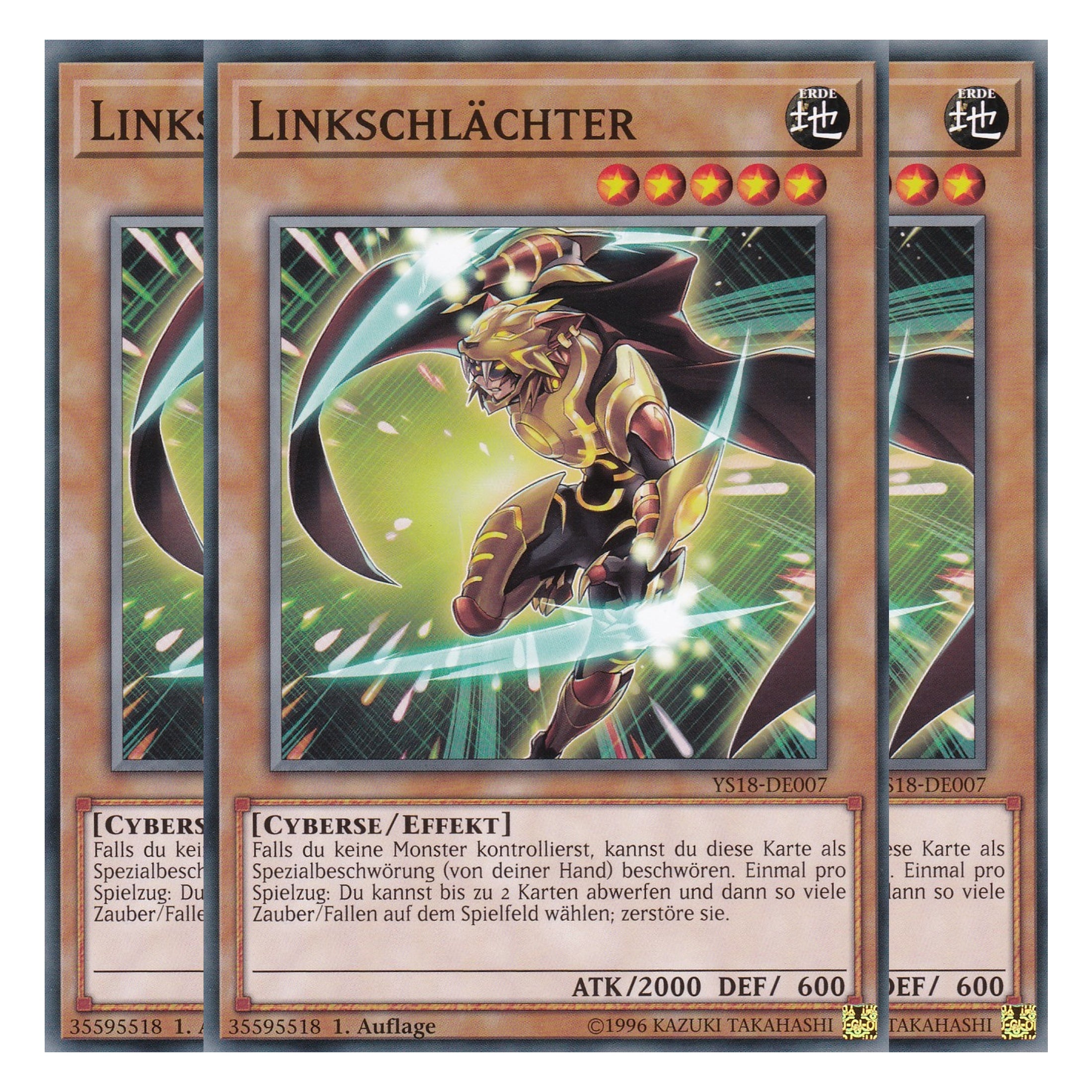 Linkschlächter - YS18-DE007 - Common - Deutsch - 1. Auflage - Starter Deck: Codebreaker - Playset (3 Kopien)