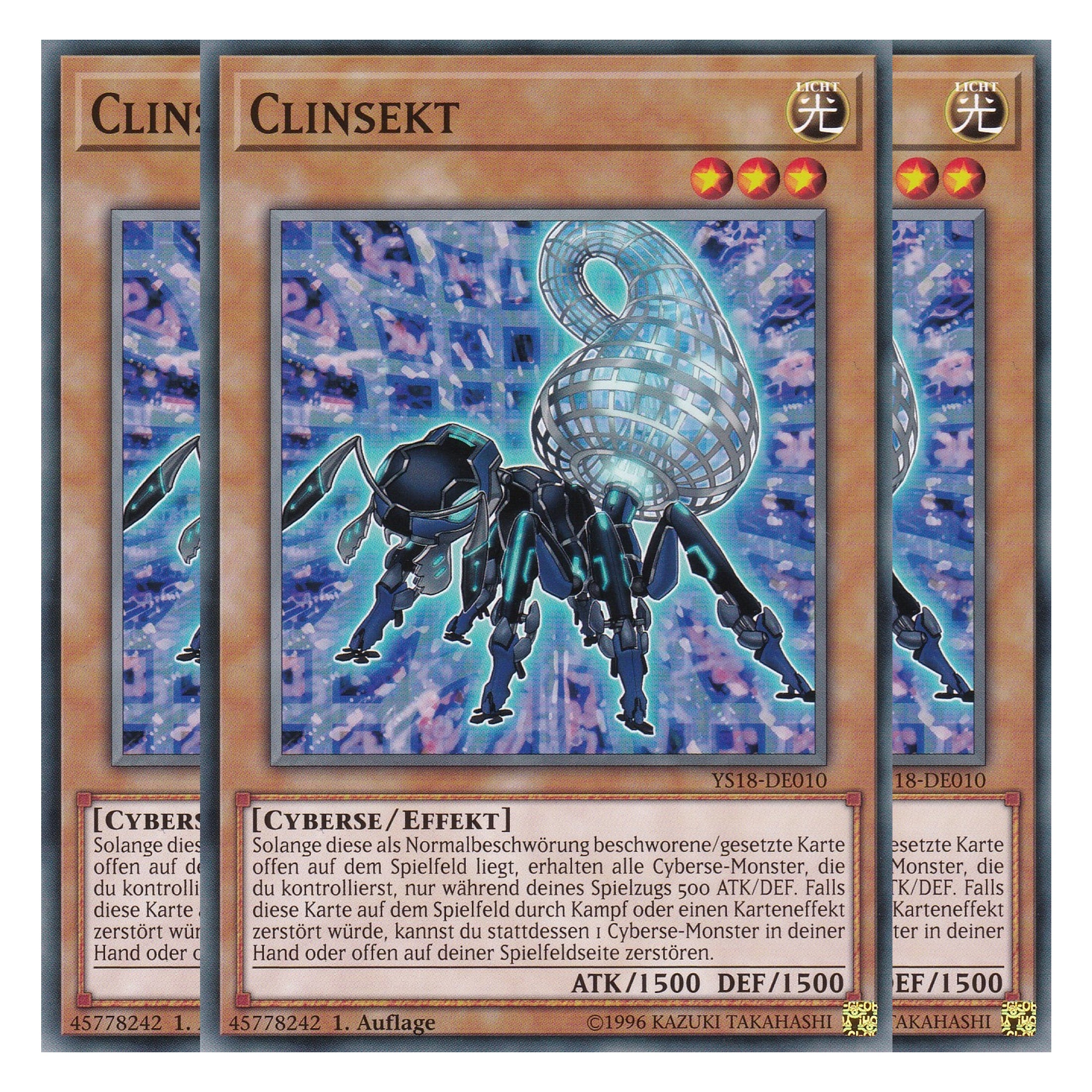 Clinsekt - YS18-DE010 - Common - Deutsch - 1. Auflage - Starter Deck: Codebreaker - Playset (3 Kopien)