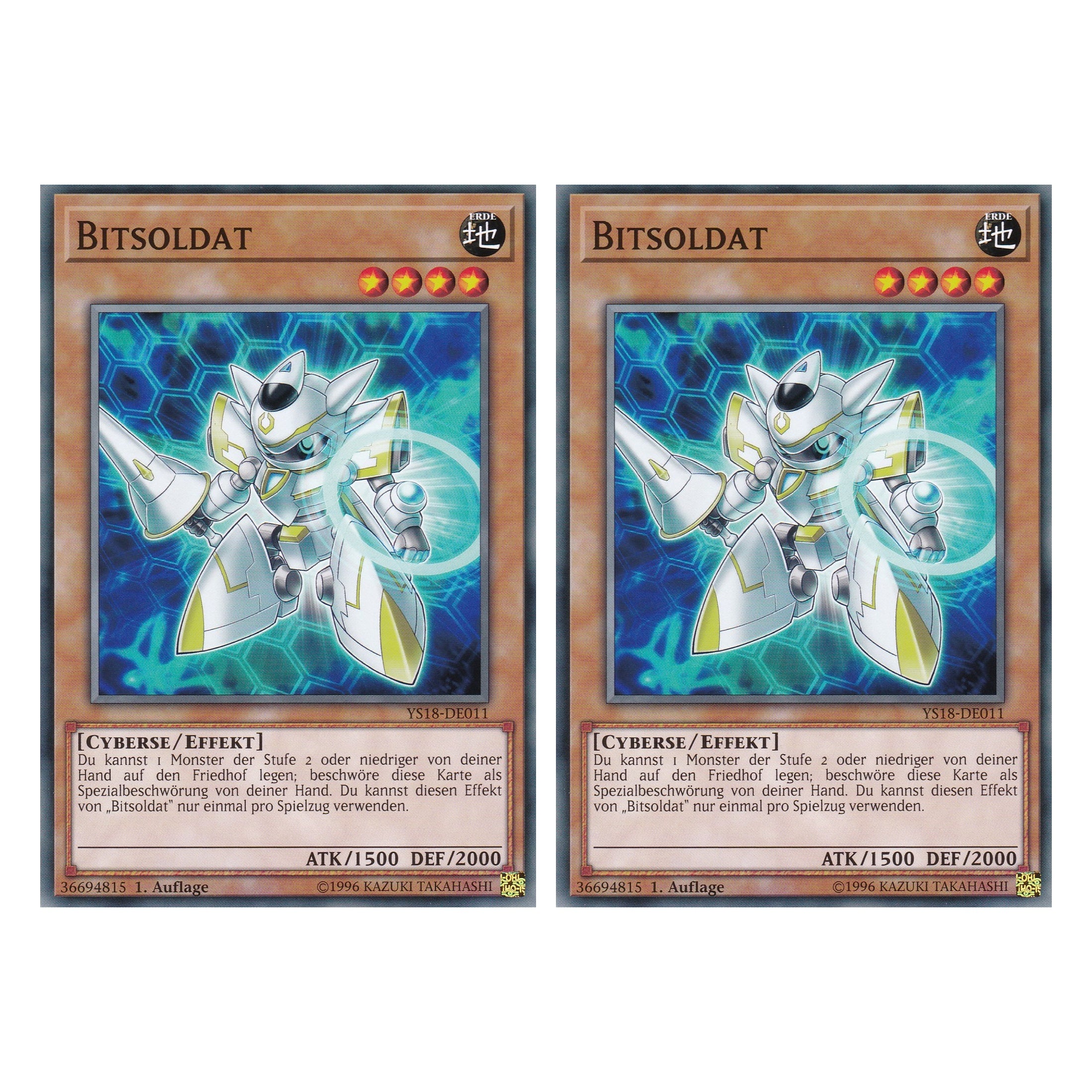Bitsoldat - YS18-DE011 - Common - Deutsch - 1. Auflage - Starter Deck: Codebreaker - Duo Set (2 Stück) - Yugioh