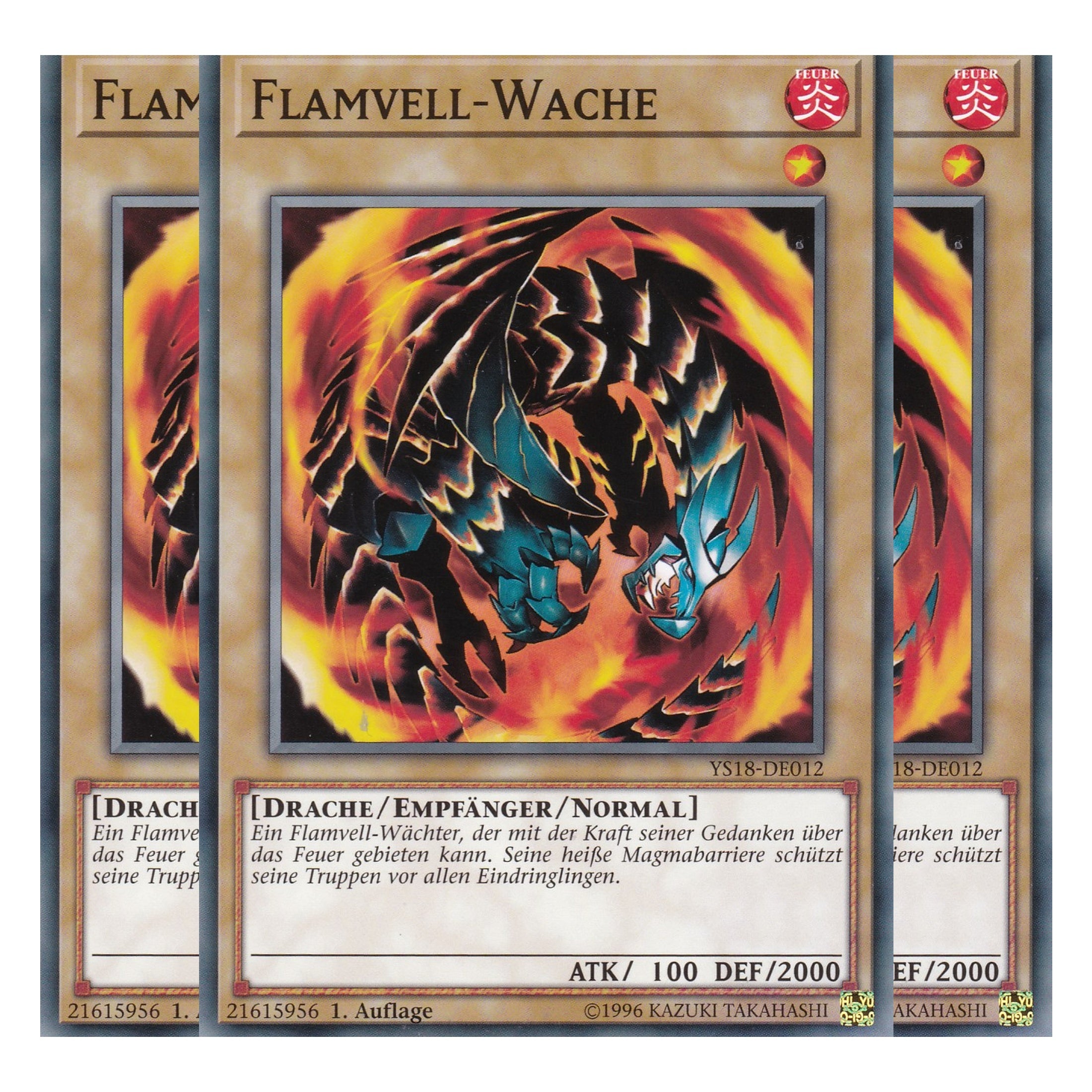 Flamvell-Wache - YS18-DE012 - Common - Deutsch - 1. Auflage - Starter Deck: Codebreaker - Playset (3 Kopien)
