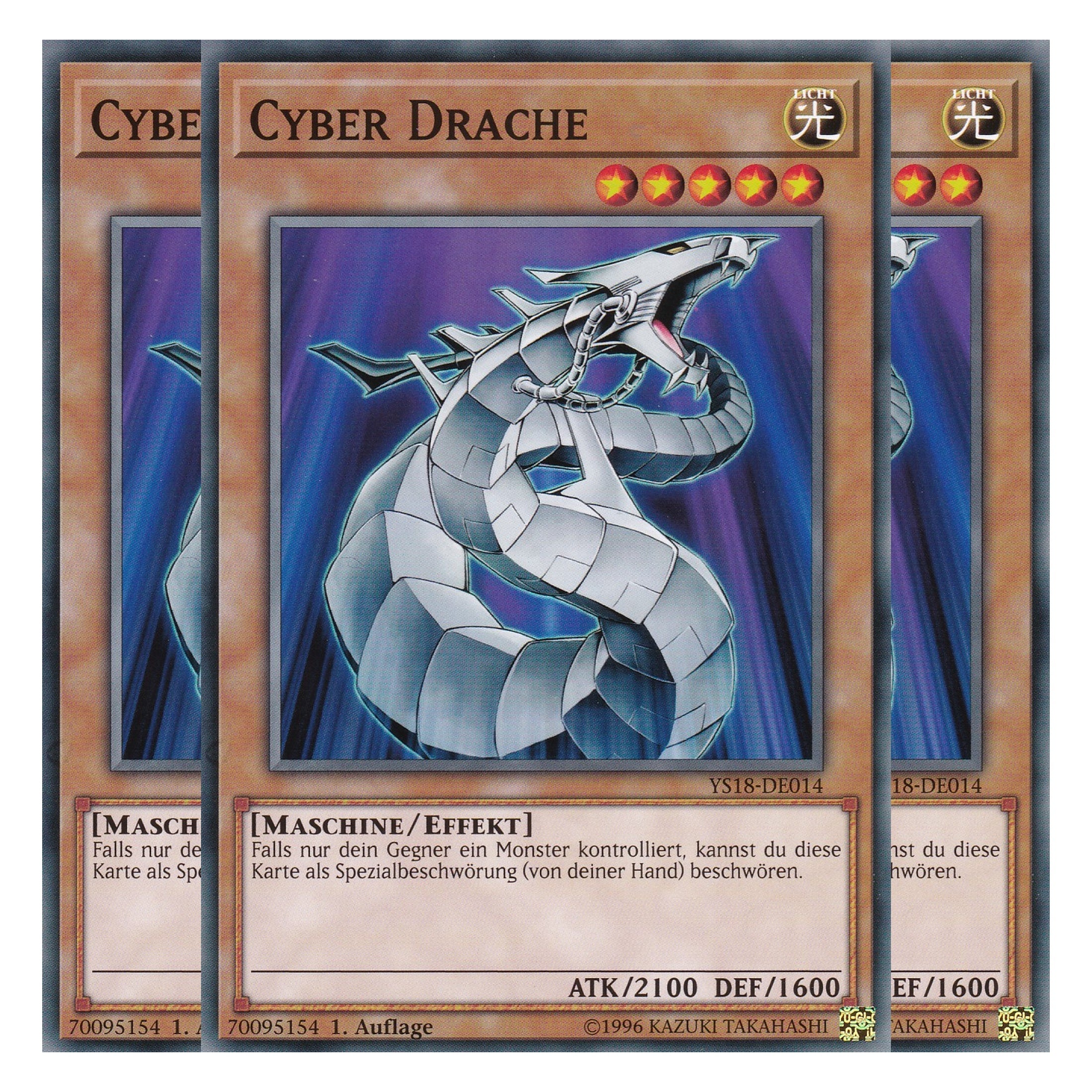 Cyber Drache - YS18-DE014 - Common - Deutsch - 1. Auflage - Starter Deck: Codebreaker - Playset (3 Kopien)