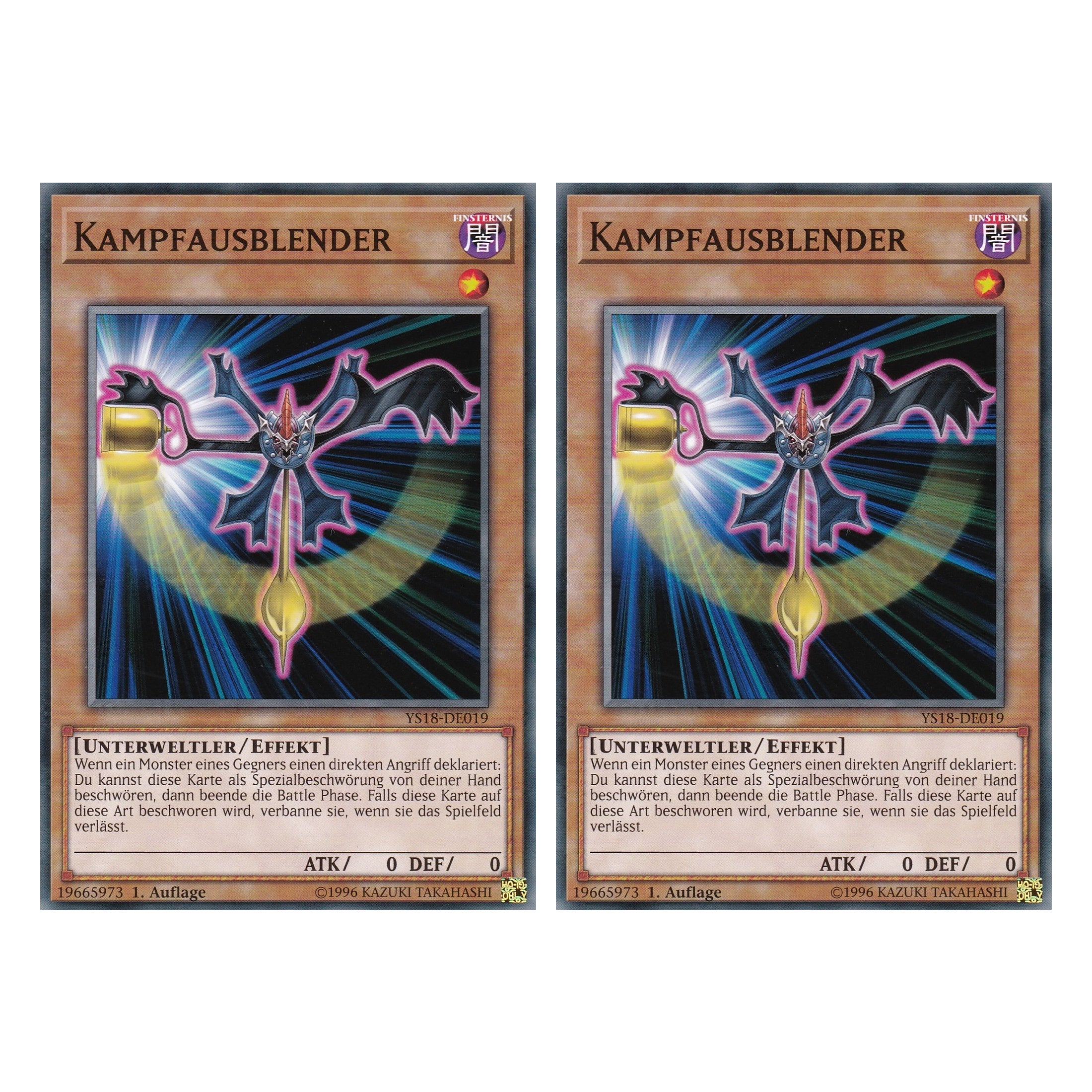 Kampfausblender - YS18-DE019 - Common - Deutsch - 1. Auflage - Starter Deck: Codebreaker - Duo Set (2 Stück) - Yugioh