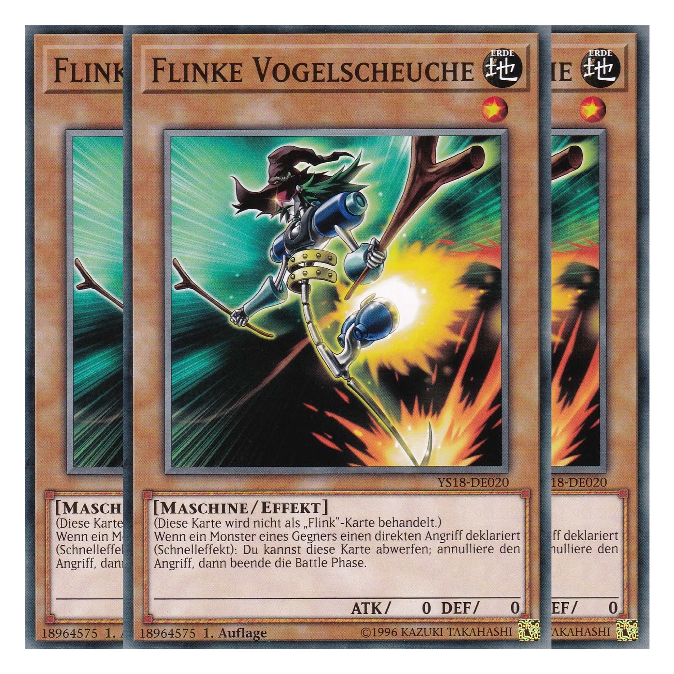 Flinke Vogelscheuche - YS18-DE020 - Common - Deutsch - 1. Auflage - Starter Deck: Codebreaker - Playset (3 Kopien)