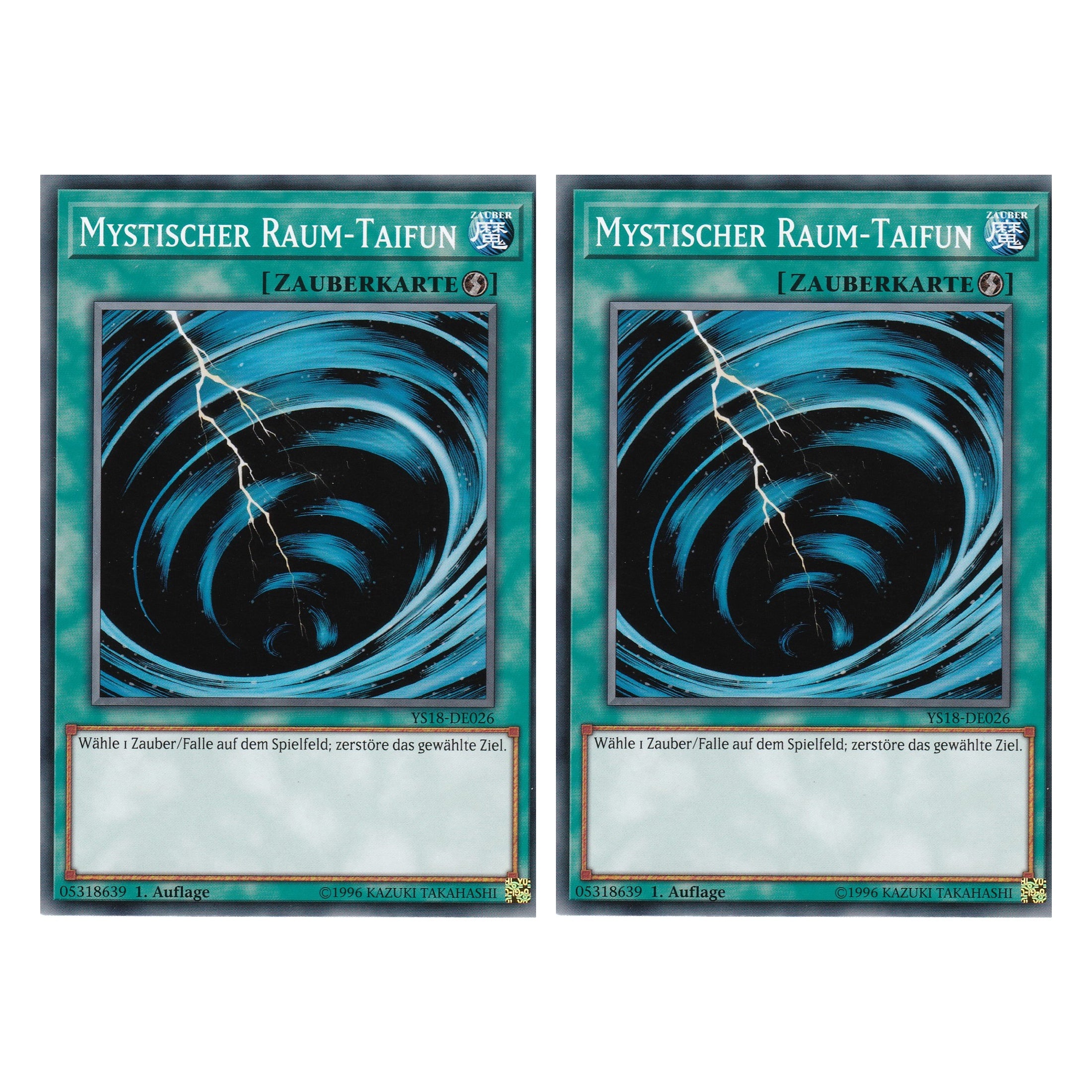 Mystischer Raum-Taifun - YS18-DE026 - Common - Deutsch - 1. Auflage - Starter Deck: Codebreaker - Duo Set (2 Stück) - Yugioh