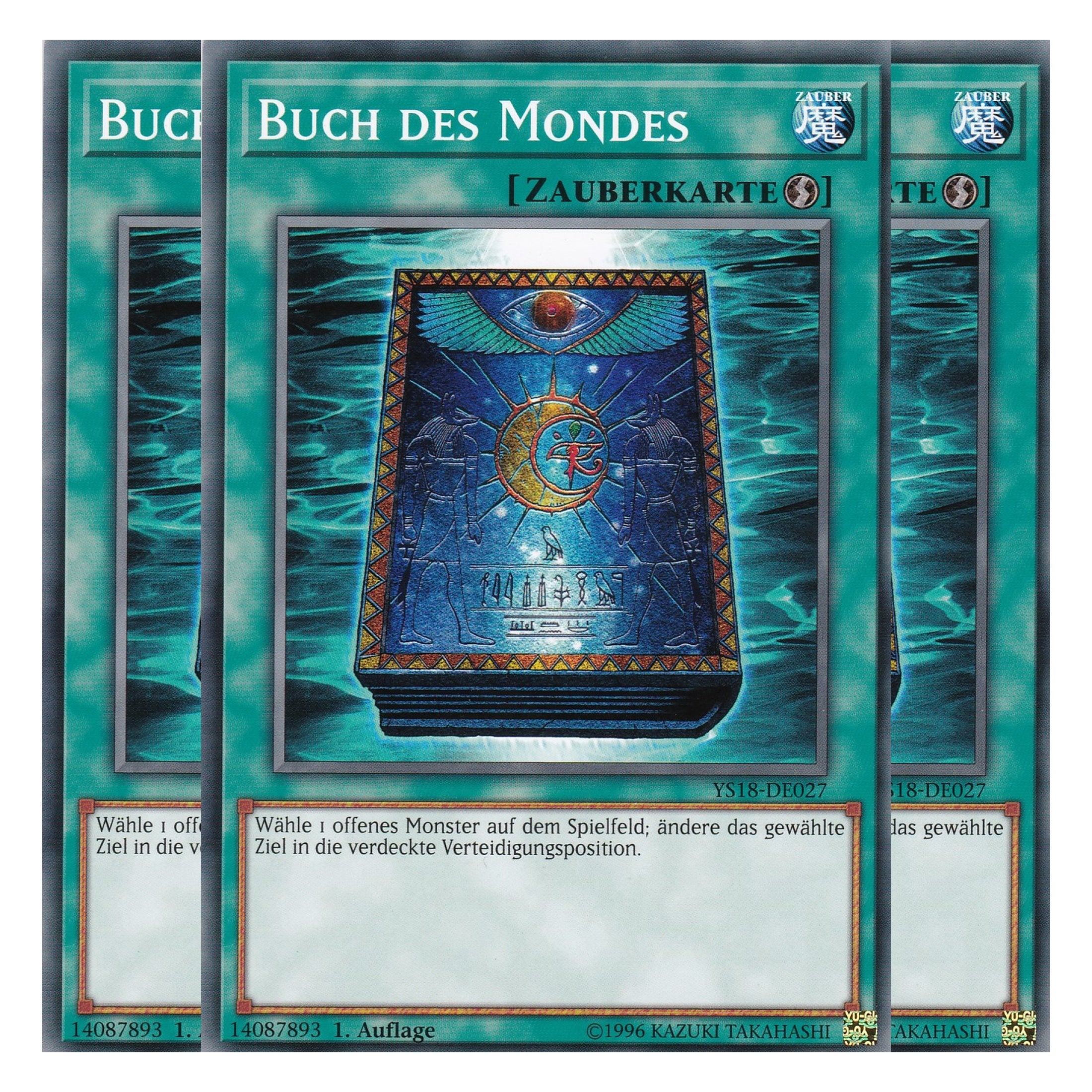 Buch des Mondes - YS18-DE027 - Common - Deutsch - 1. Auflage - Starter Deck: Codebreaker - Playset (3 Kopien)