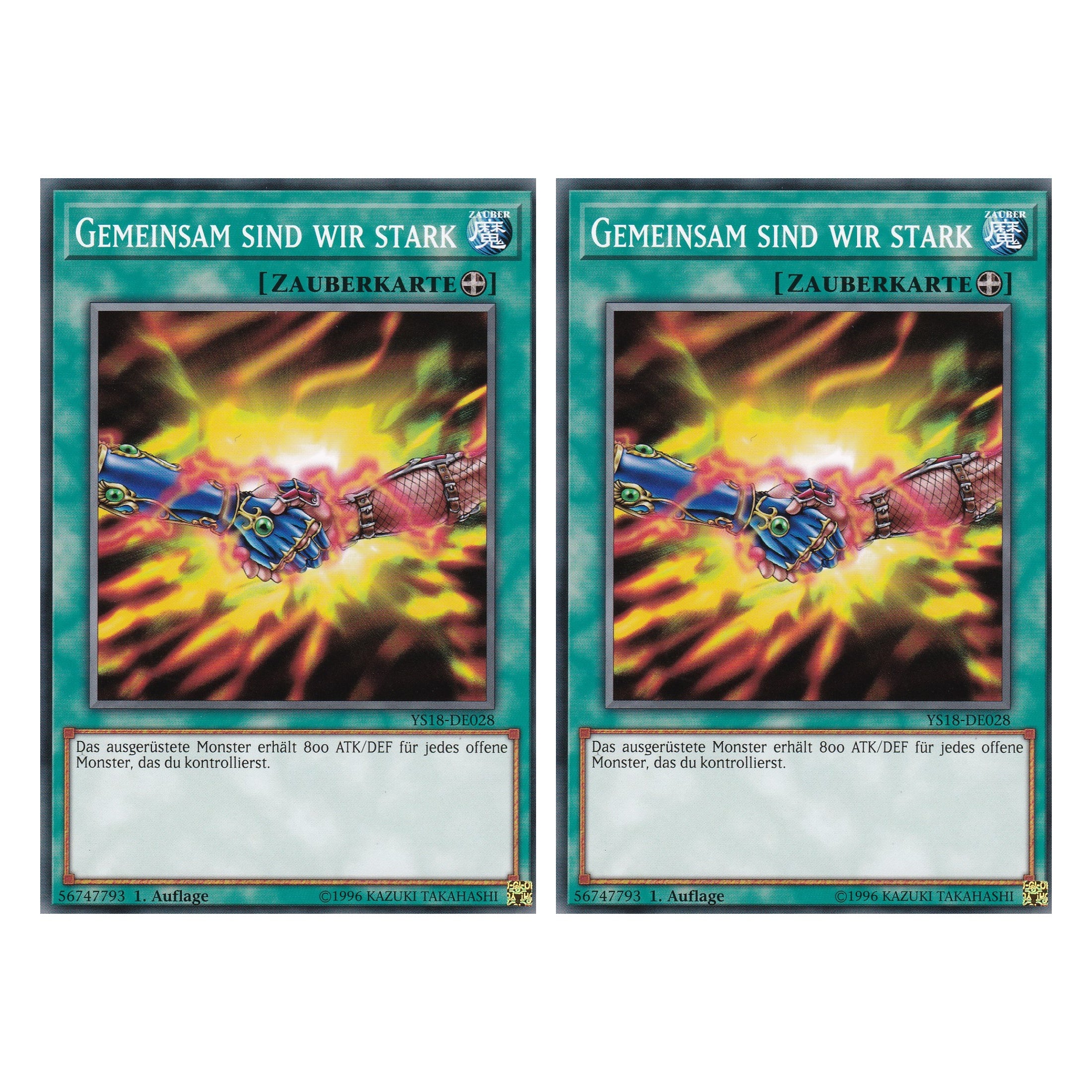 Gemeinsam sind wir stark - YS18-DE028 - Common - Deutsch - 1. Auflage - Starter Deck: Codebreaker - Duo Set (2 Stück) - Yugioh