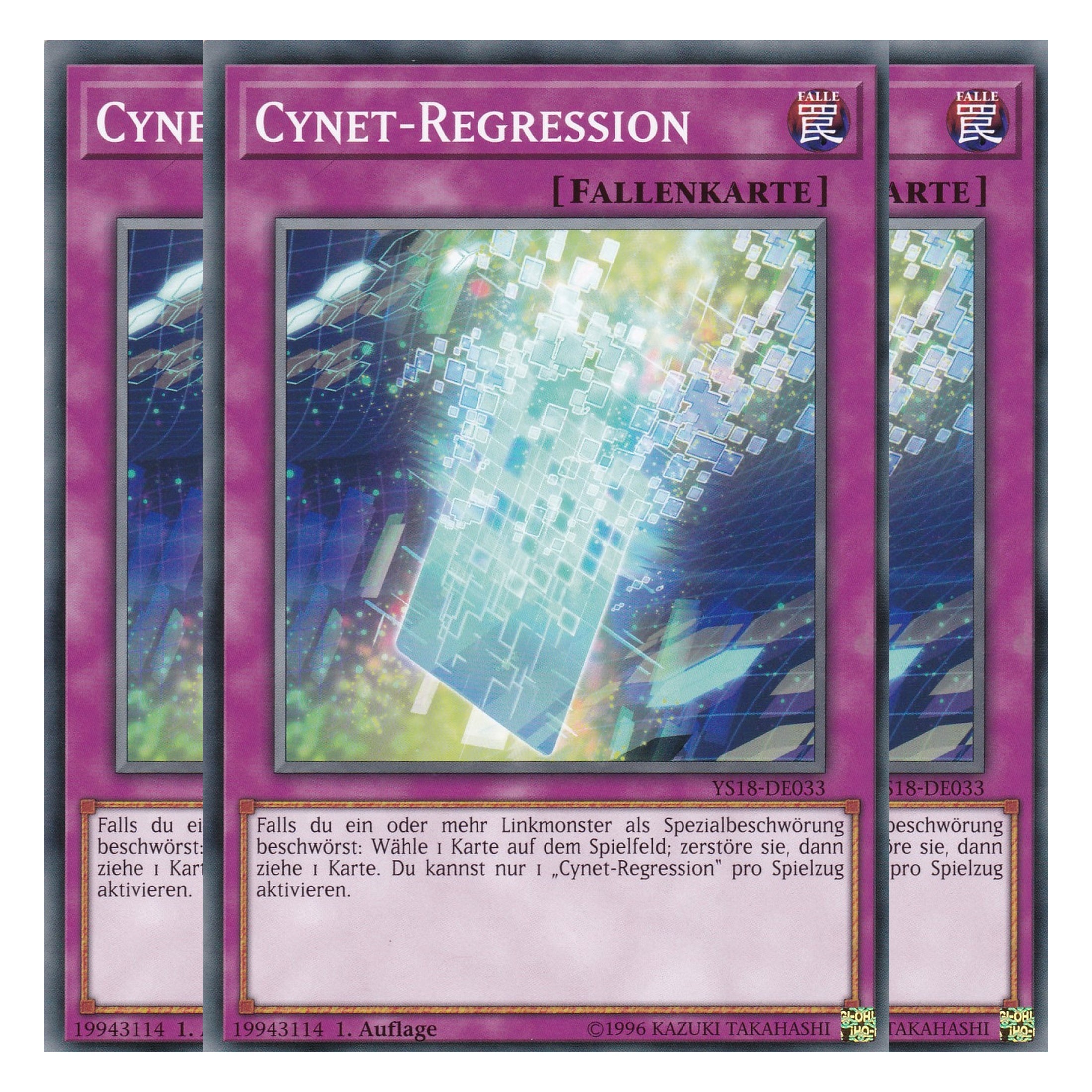 Cynet-Regression - YS18-DE033 - Common - Deutsch - 1. Auflage - Starter Deck: Codebreaker - Playset (3 Kopien)