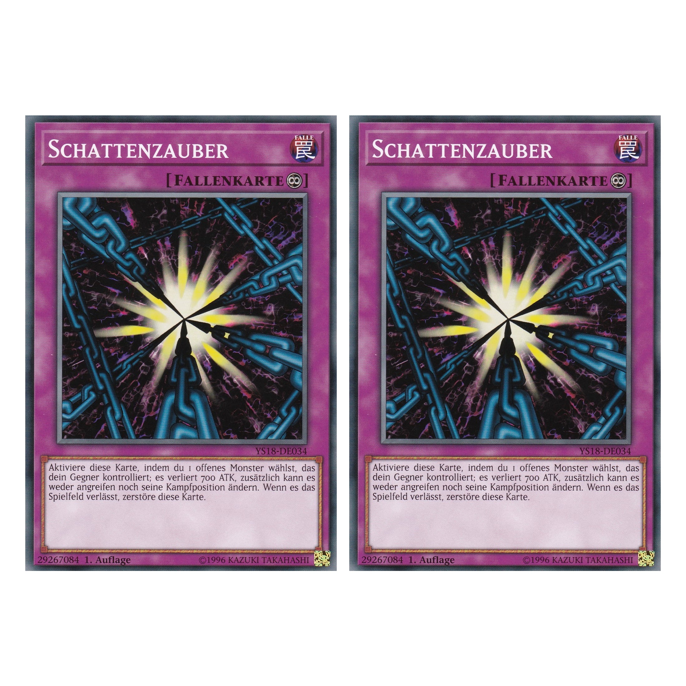 Schattenzauber - YS18-DE034 - Common - Deutsch - 1. Auflage - Starter Deck: Codebreaker - Duo Set (2 Stück) - Yugioh