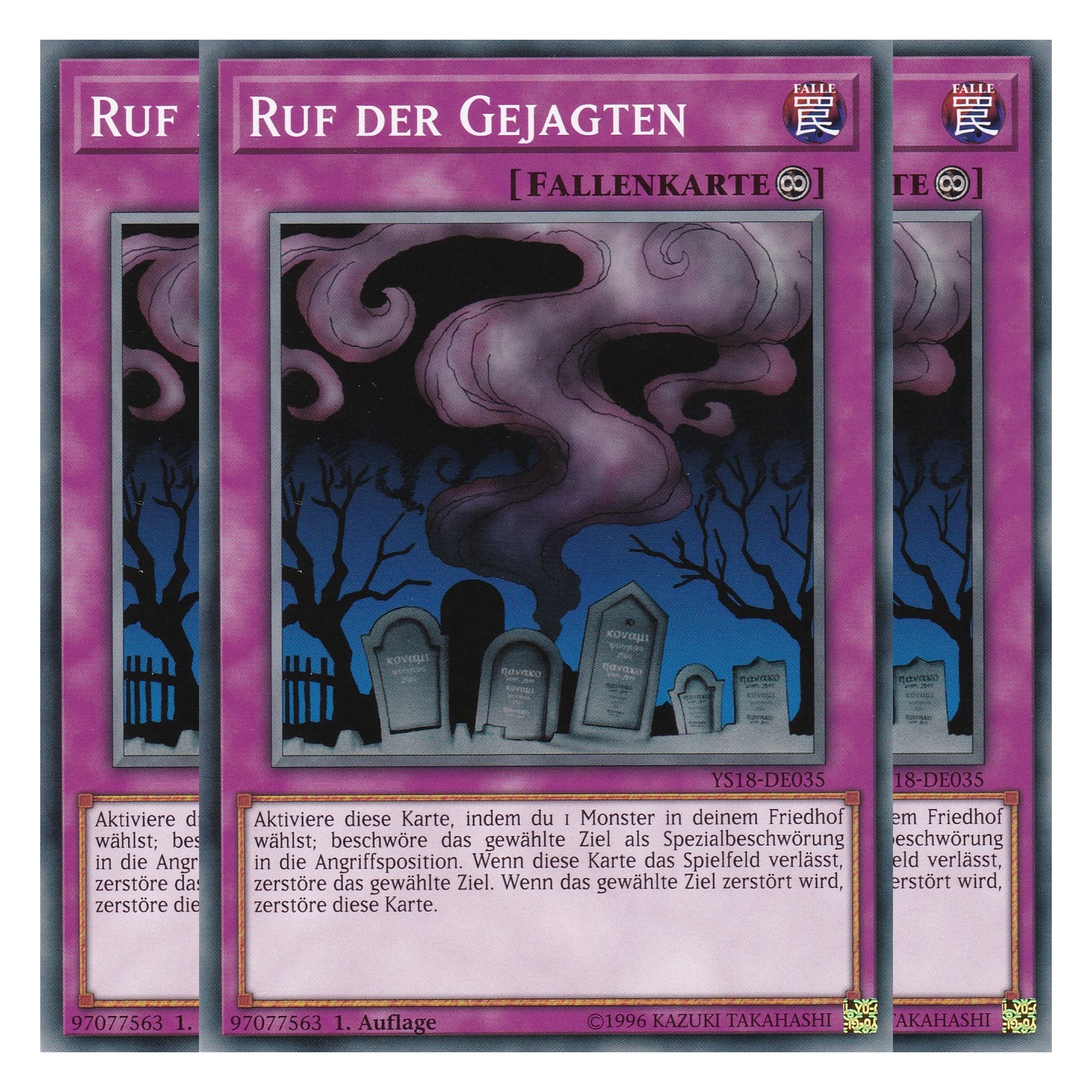 Ruf der Gejagten - YS18-DE035 - Common - Deutsch - 1. Auflage - Starter Deck: Codebreaker - Playset (3 Kopien)