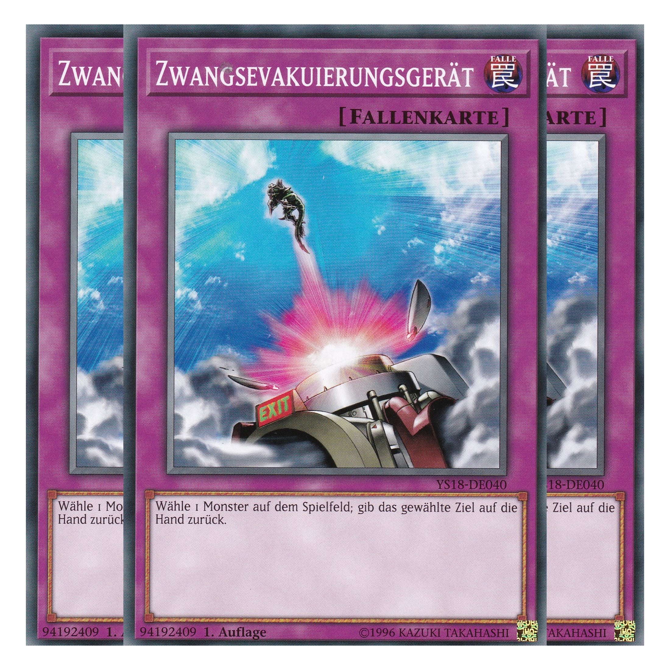 Zwangsevakuierungsgerät - YS18-DE040 - Common - Deutsch - 1. Auflage - Starter Deck: Codebreaker - Playset (3 Kopien)