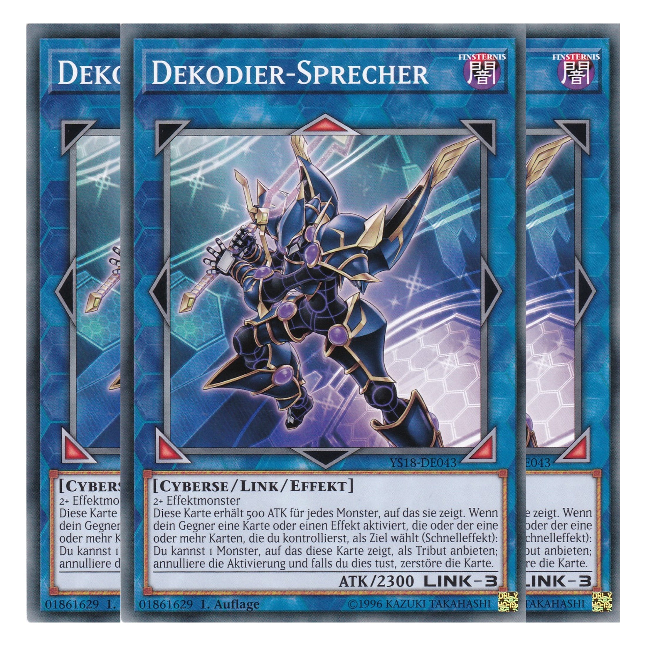 Dekodier-Sprecher - YS18-DE043 - Common - Deutsch - 1. Auflage - Starter Deck: Codebreaker - Playset (3 Kopien)