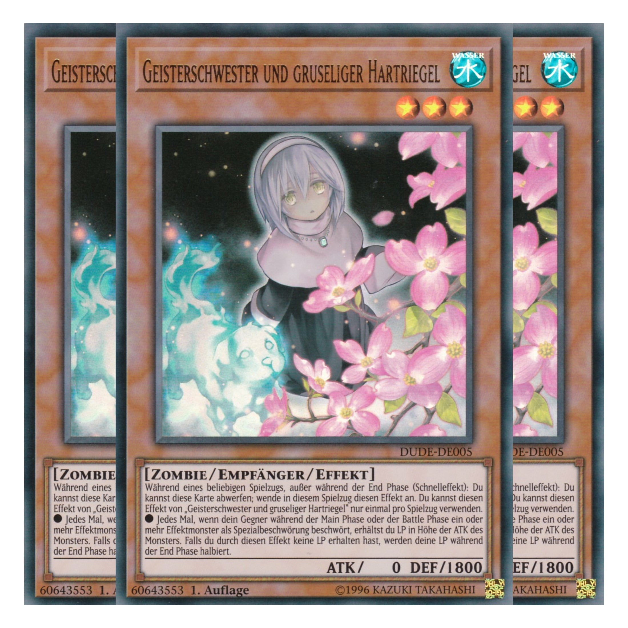 Geisterschwester und gruseliger Hartriegel - DUDE-DE005 - Ultra Rare - Deutsch - 1. Auflage - Duel Devastator - Playset (3 Kopien)