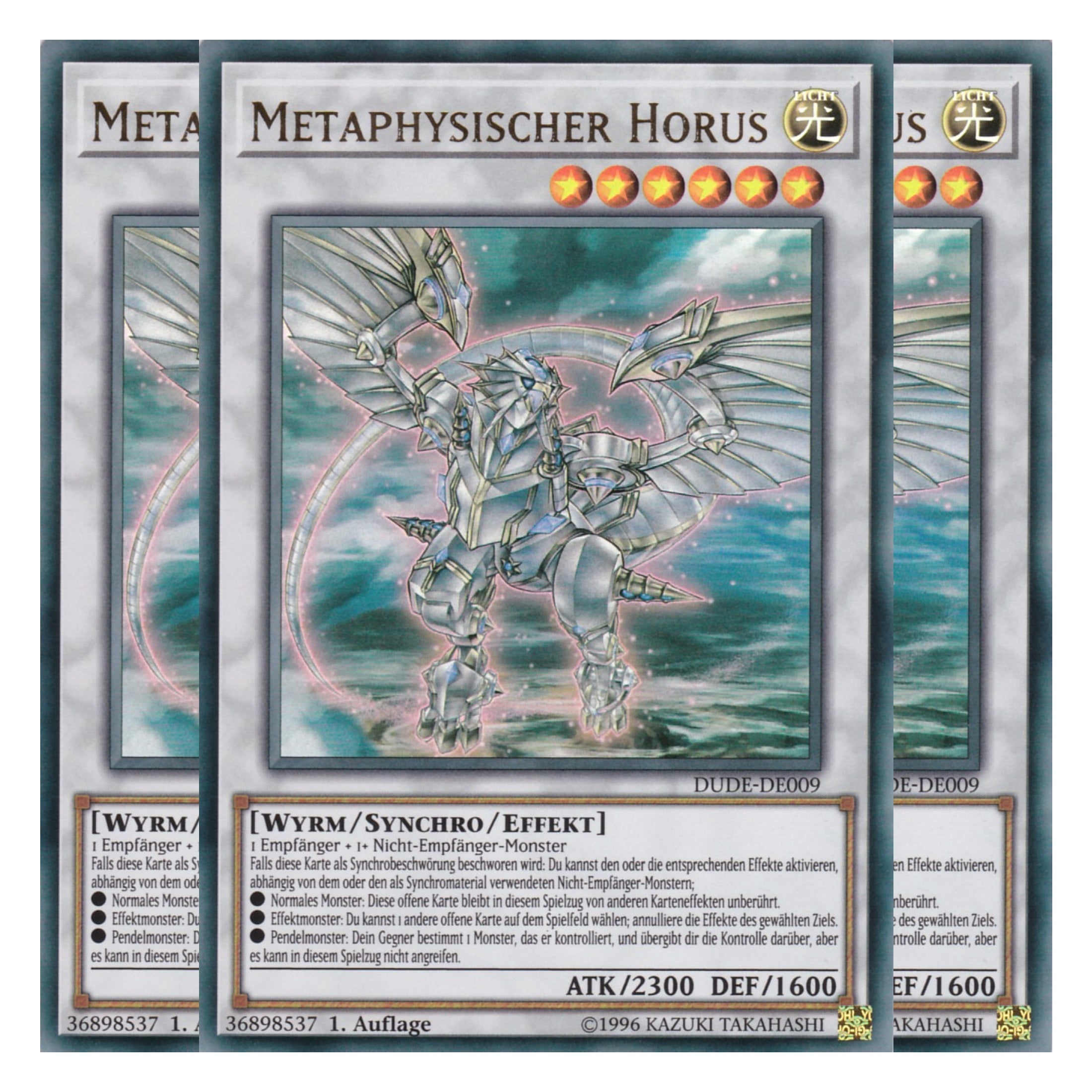 Metaphysischer Horus - DUDE-DE009 - Ultra Rare - Deutsch - 1. Auflage - Duel Devastator - Playset (3 Kopien)