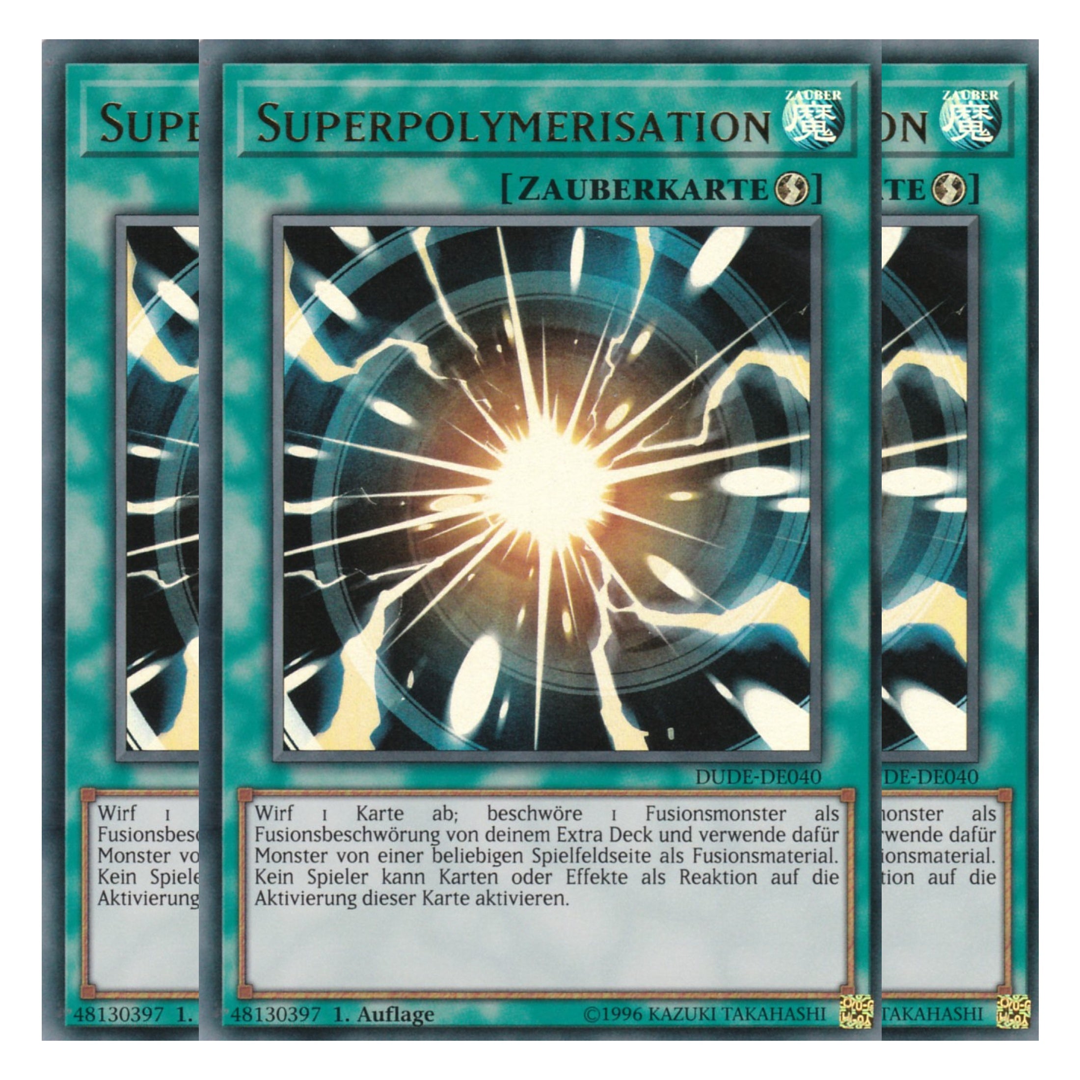 Superpolymerisation - DUDE-DE040 - Ultra Rare - Deutsch - 1. Auflage - Duel Devastator - Playset (3 Kopien)