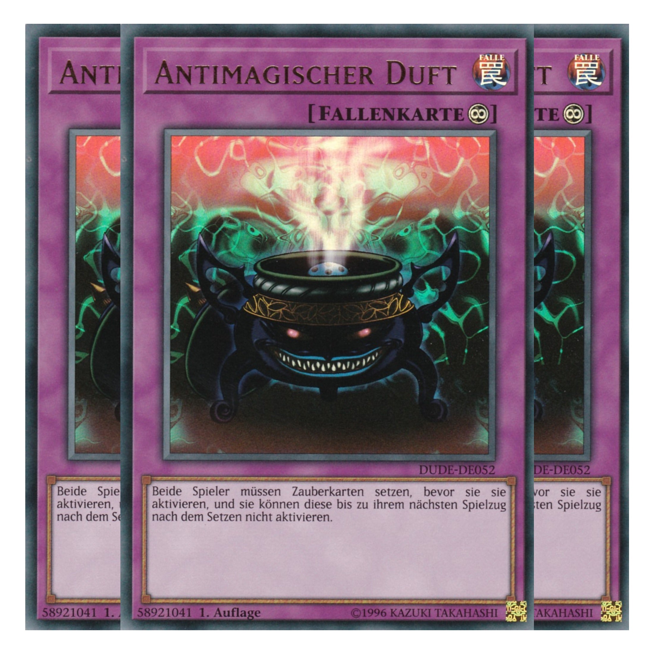 Anti-Spell Fragrance - DUDE-DE052 - Ultra Rare - Deutsch - 1. Auflage - Duel Devastator - Playset (3 Kopien)