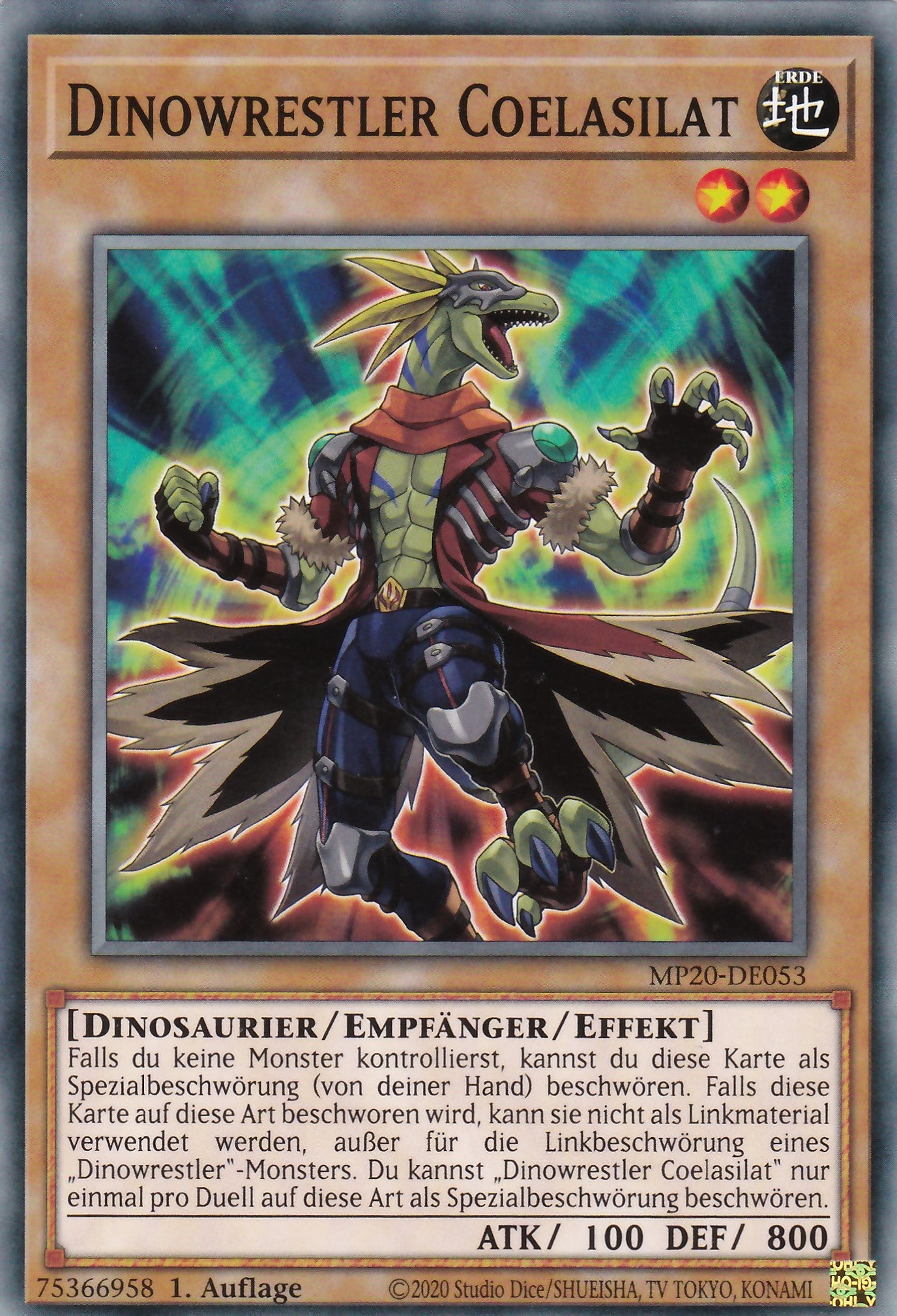 Dinowrestler Coelasilat - MP20-DE053 - Common - Deutsch - 1. Auflage - 2072 Tin of Lost Memories Mega Pack