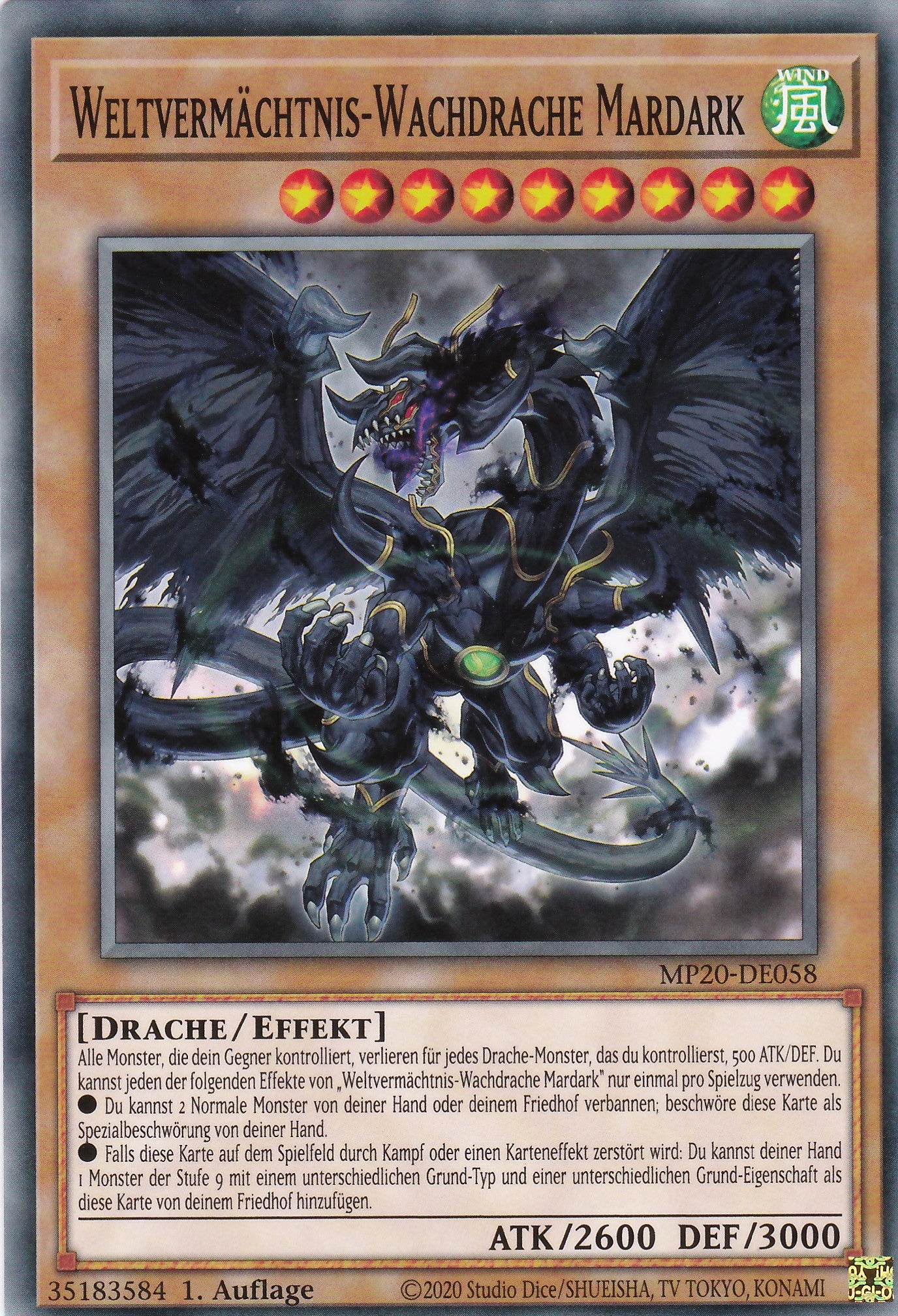 Weltvermächtnis-Wachdrache Mardark - MP20-DE058 - Common - Deutsch - 1. Auflage - 2077 Tin of Lost Memories Mega Pack