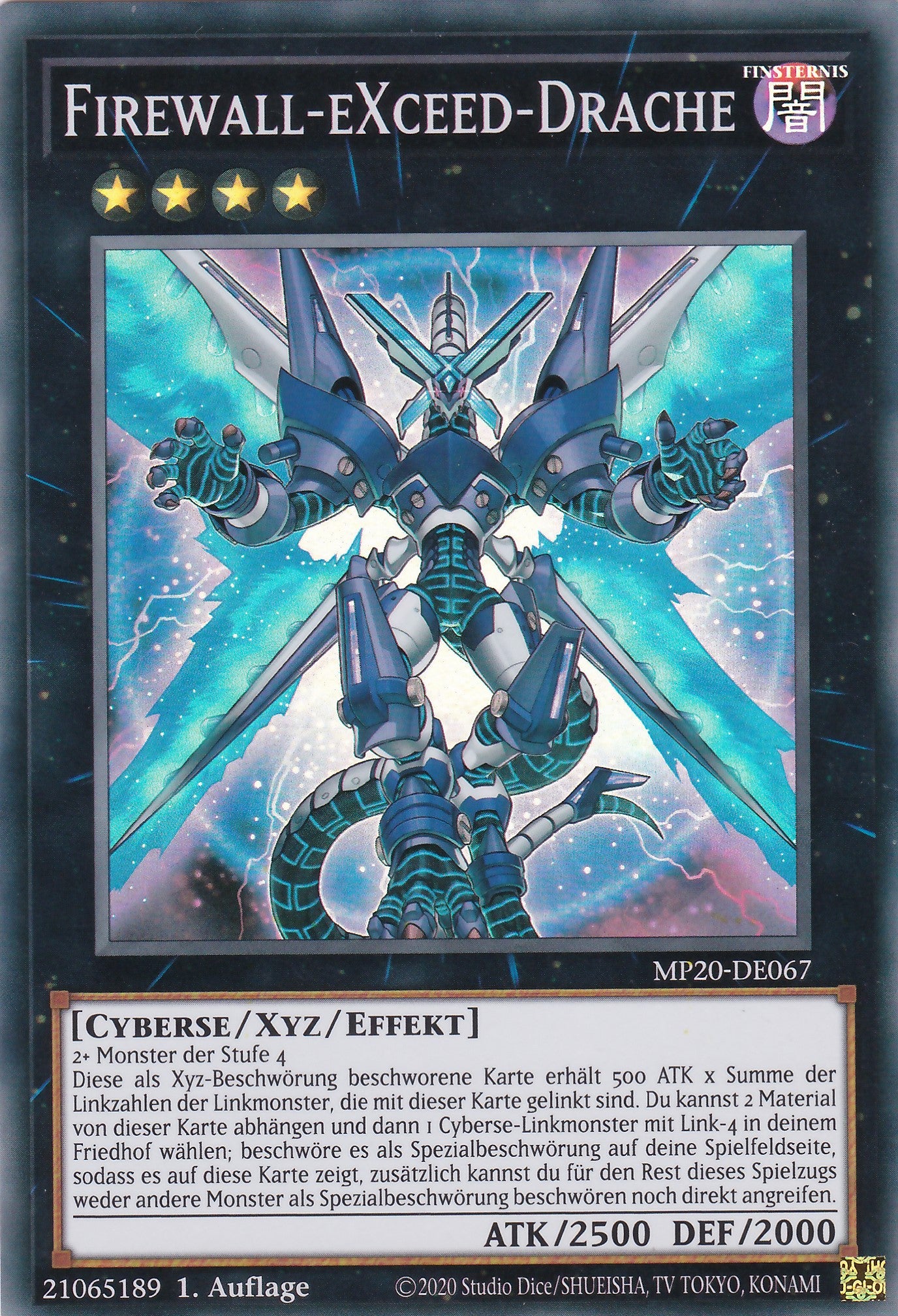 Firewall-eXceed-Drache - MP20-DE067 - Super Rare - Deutsch - 1. Auflage - 2086 Tin of Lost Memories Mega Pack