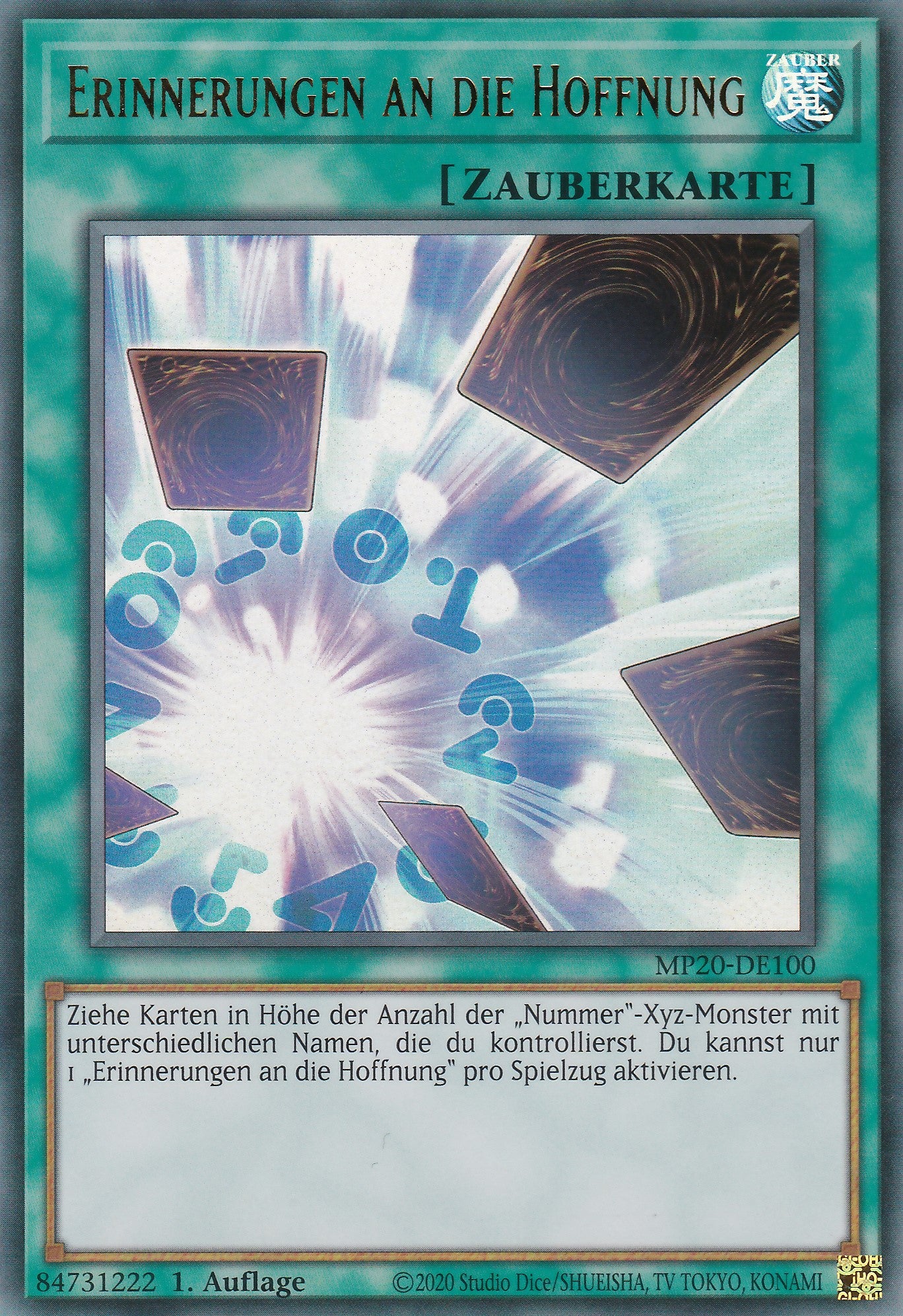 Erinnerungen an die Hoffnung - MP20-DE100 - Ultra Rare - Deutsch - 1. Auflage - 2119 Tin of Lost Memories Mega Pack