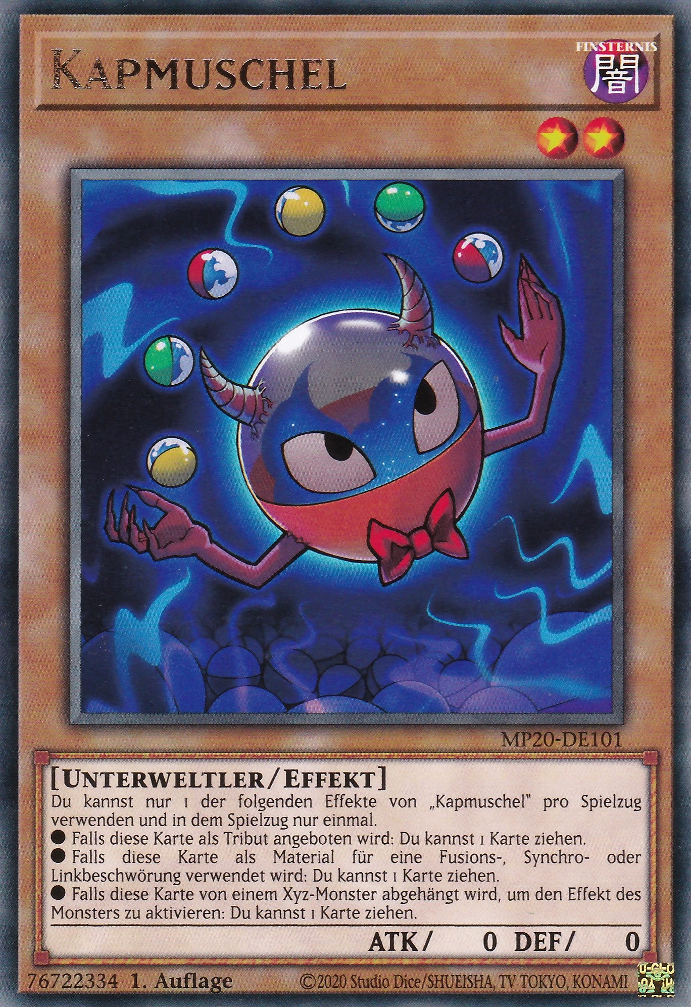 Kapmuschel - MP20-DE101 - Rare - Deutsch - 1. Auflage - 2120 Tin of Lost Memories Mega Pack