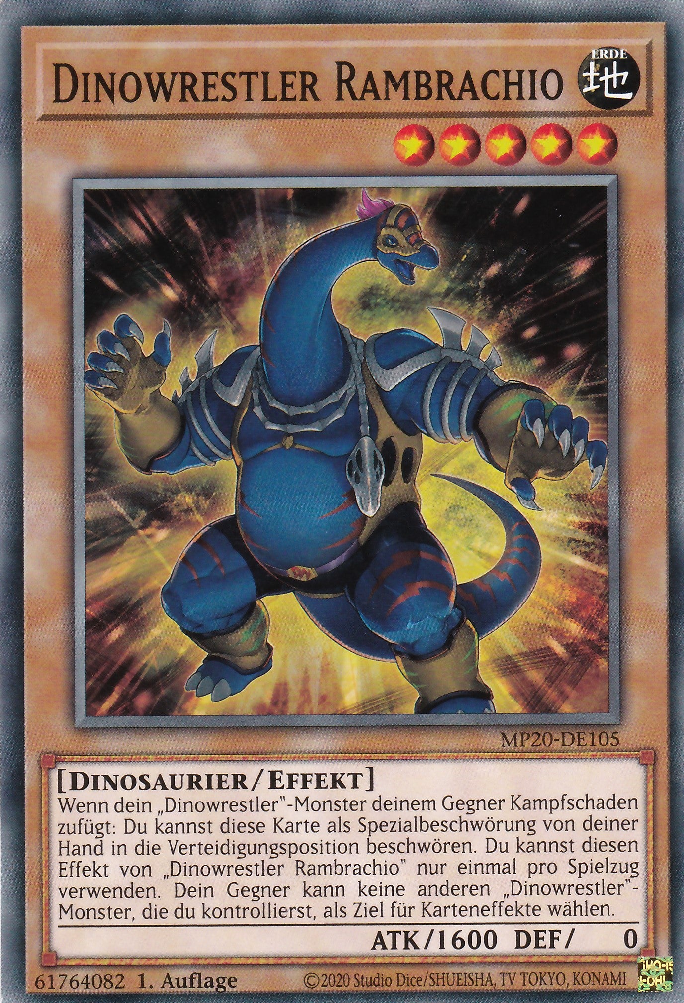 Dinowrestler Rambrachio - MP20-DE105 - Common - Deutsch - 1. Auflage - 2124 Tin of Lost Memories Mega Pack