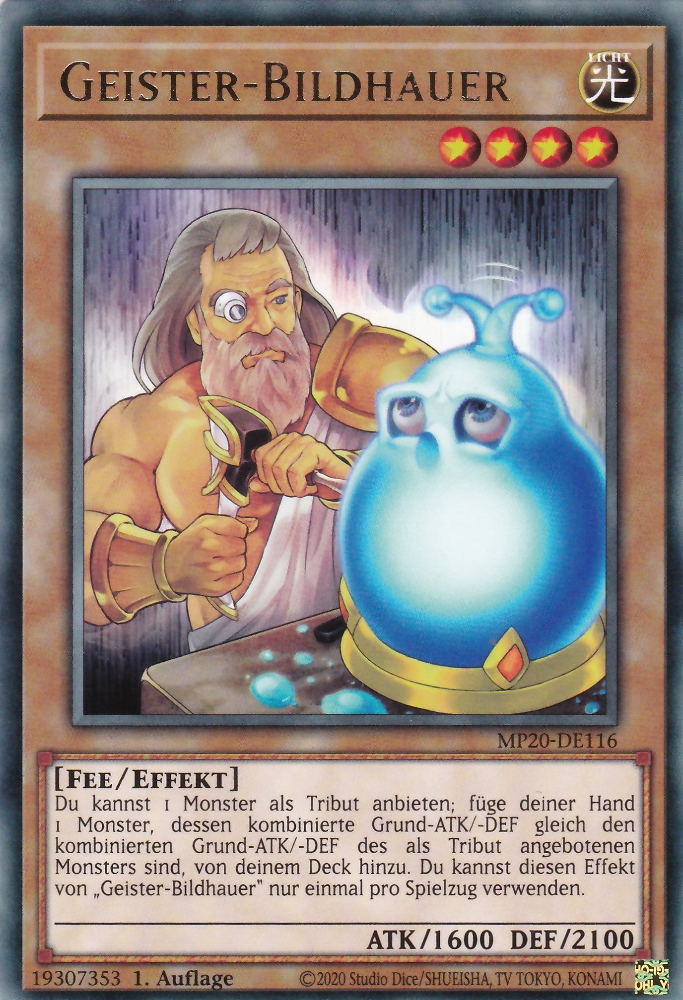 Geister - Bildhauer - MP20-DE116 - Rare - Deutsch - 1. Auflage - 2135 Tin of Lost Memories Mega Pack