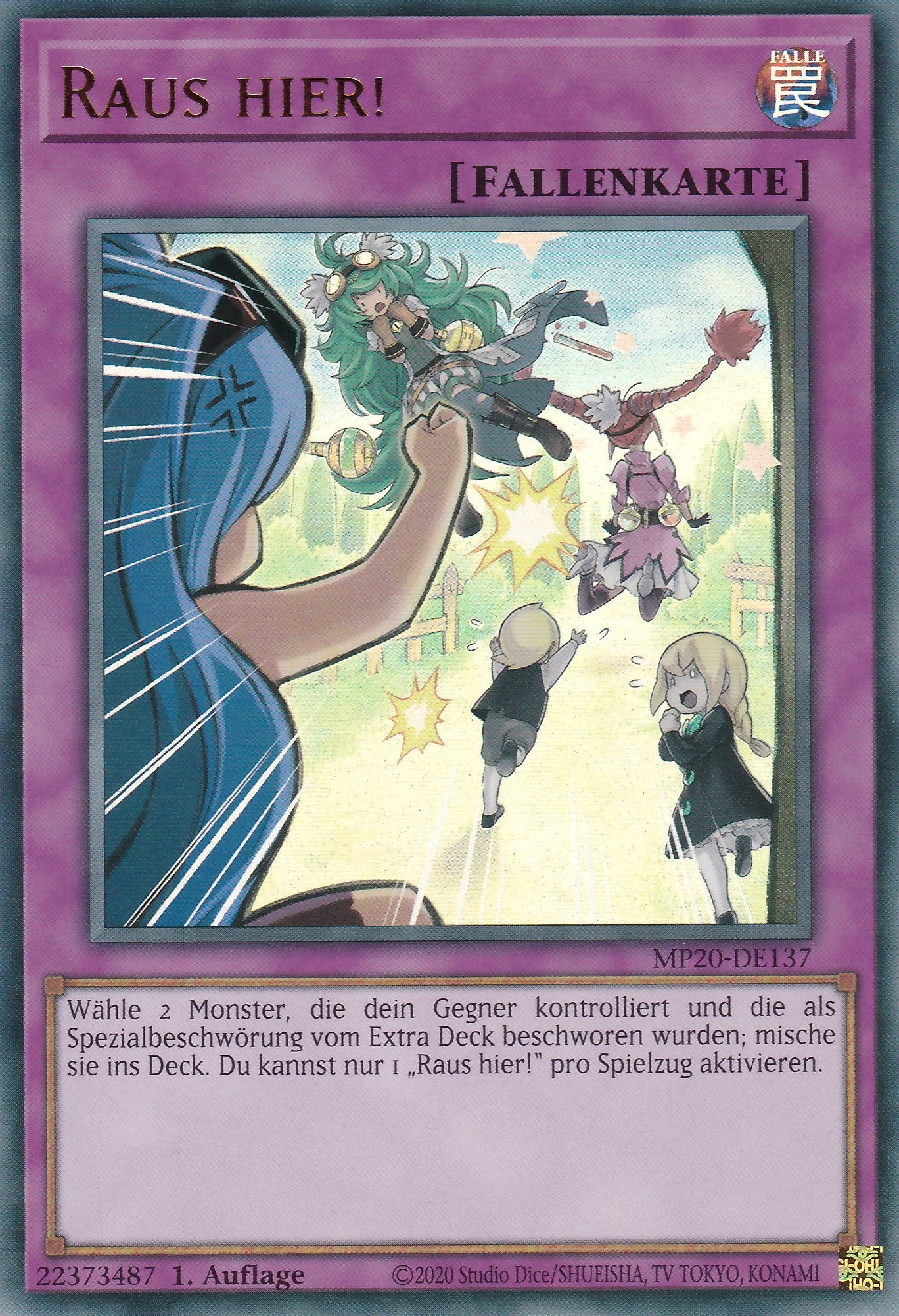 Raus hier! - MP20-DE137 - Ultra Rare - Deutsch - 1. Auflage - 2156 Tin of Lost Memories Mega Pack