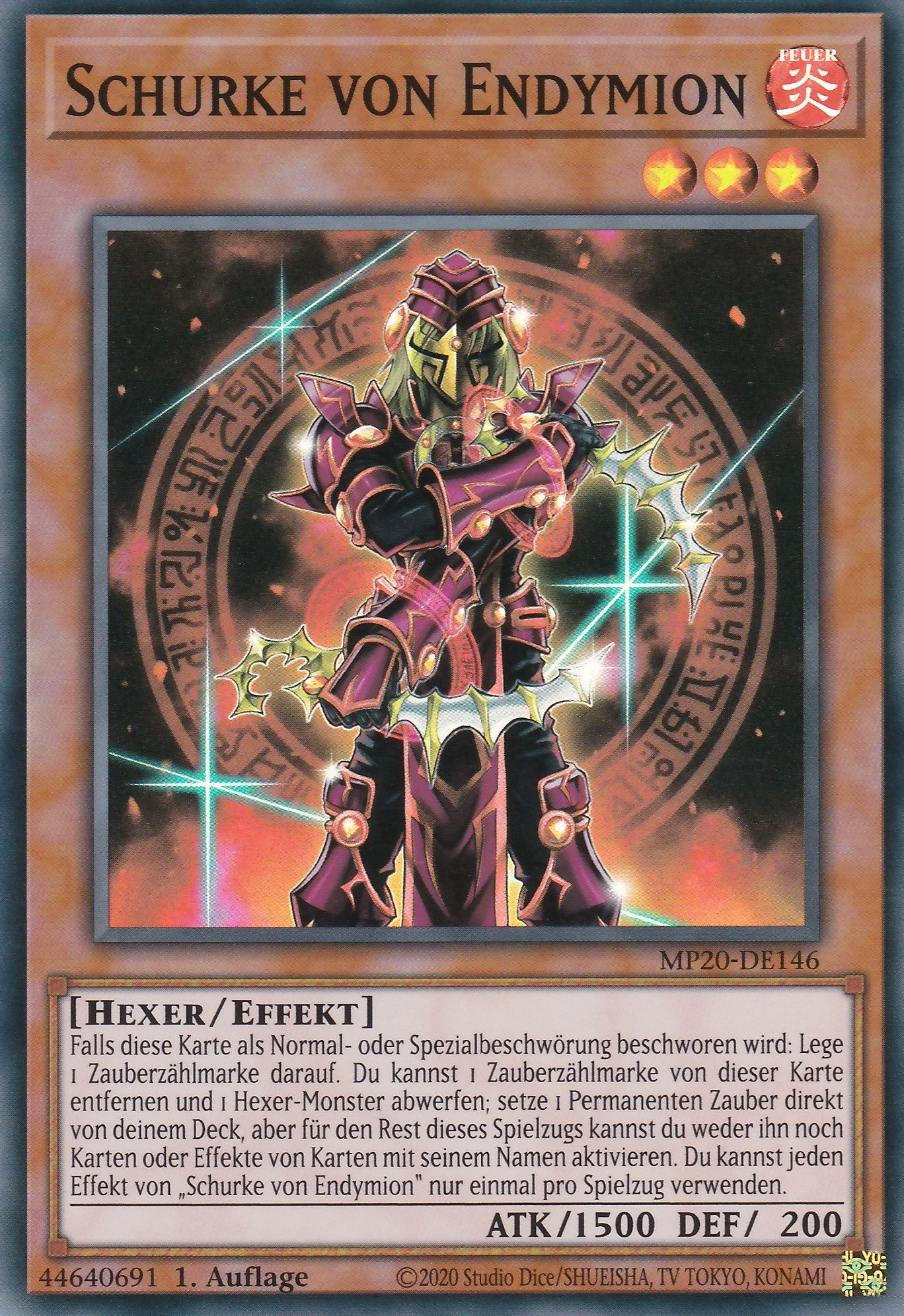 Schurke von Endymion - MP20-DE146 - Super Rare - Deutsch - 1. Auflage - 2165 Tin of Lost Memories Mega Pack