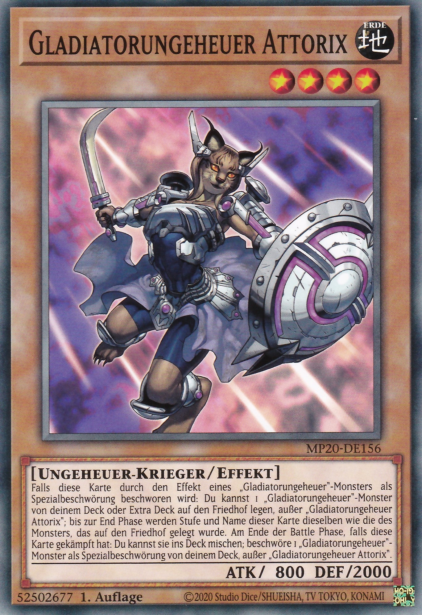 Gladiatorungeheuer Attorix - MP20-DE156 - Common - Deutsch - 1. Auflage - 2175 Tin of Lost Memories Mega Pack