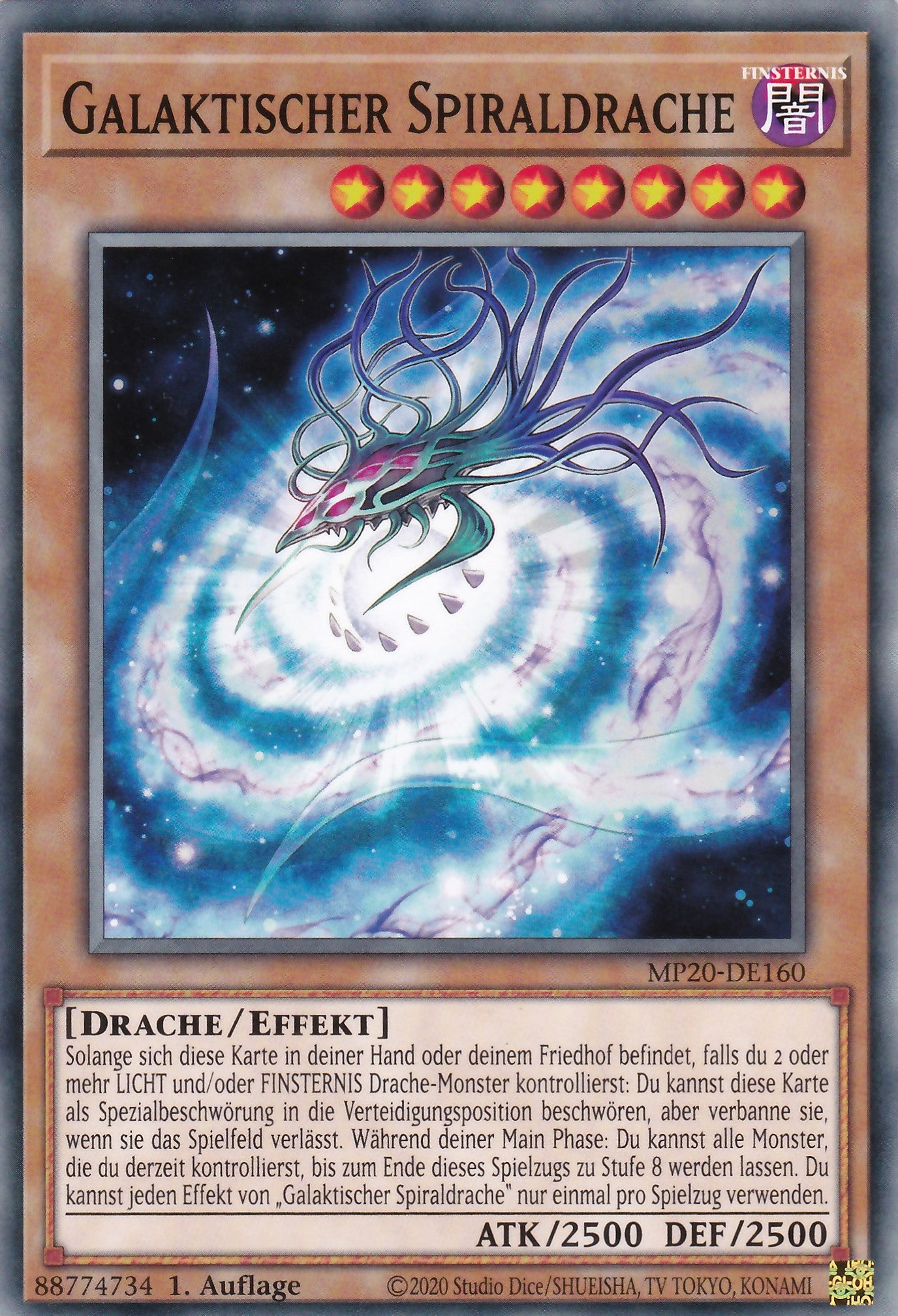 Galaktischer Spiraldrache - MP20-DE160 - Common - Deutsch - 1. Auflage - 2179 Tin of Lost Memories Mega Pack