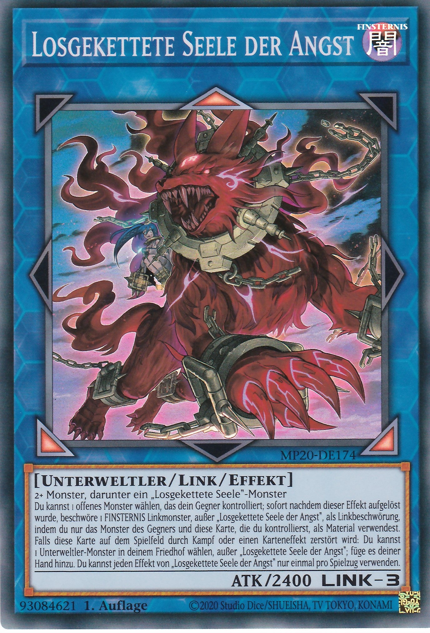 Losgekettete Seele der Raserei - MP20-DE173 - Ultra Rare - Deutsch - 1. Auflage - 2192 Tin of Lost Memories Mega Pack