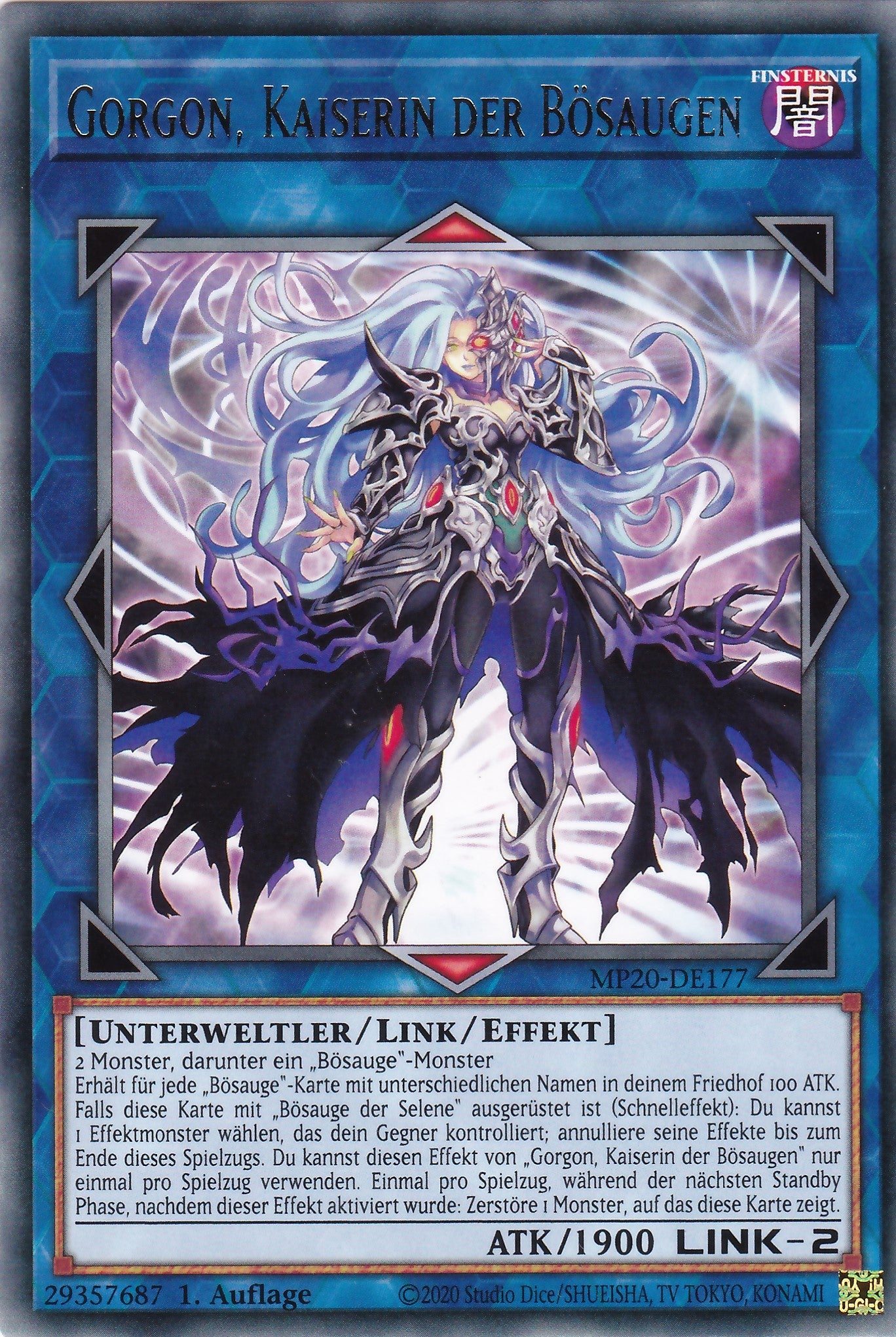 Gorgon, Kaiserin der Bösaugen - MP20-DE177 - Rare - Deutsch - 1. Auflage - 2196 Tin of Lost Memories Mega Pack