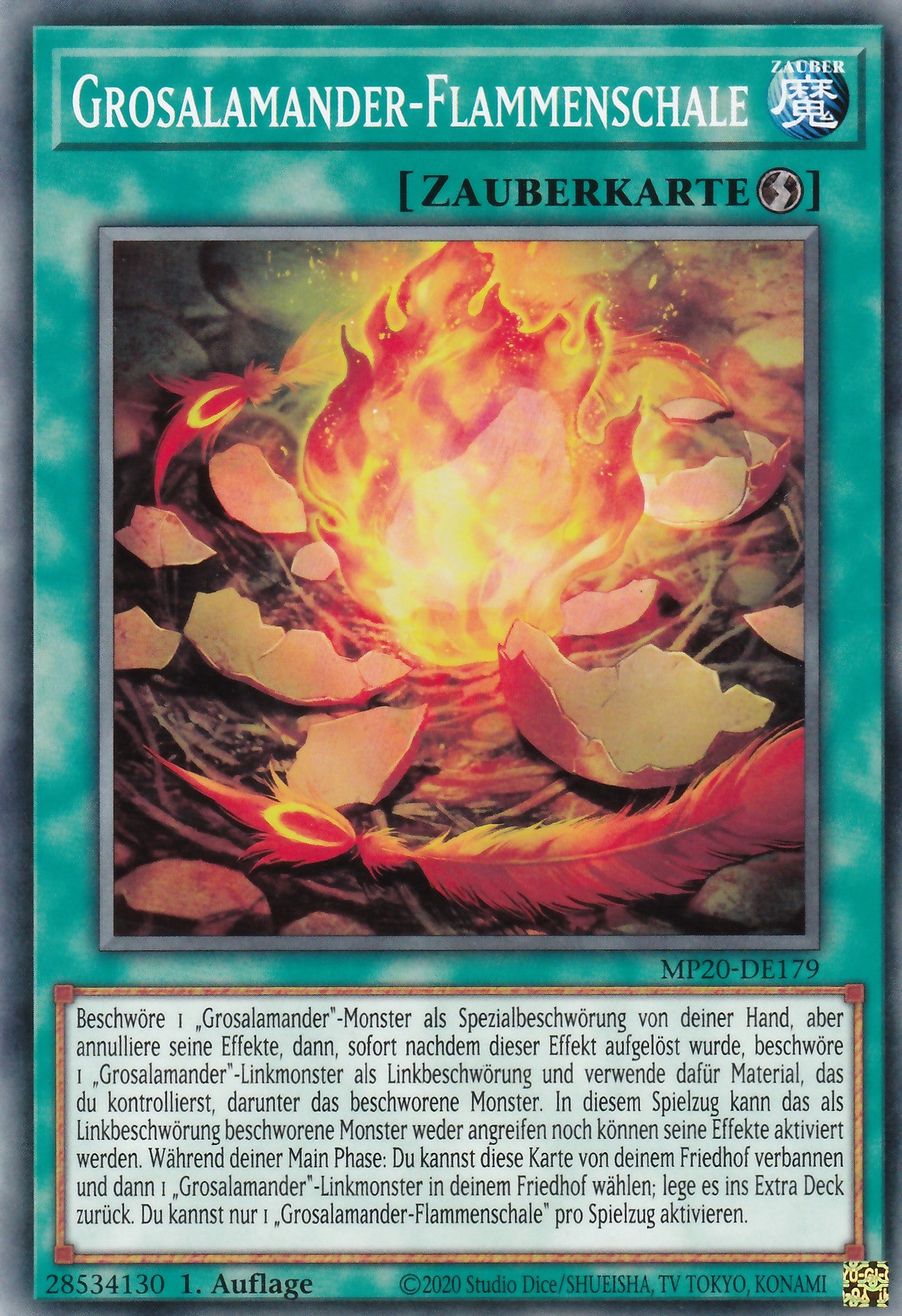 Grosalamander - Flammenschale - MP20-DE179 - Common - Deutsch - 1. Auflage - 2198 Tin of Lost Memories Mega Pack