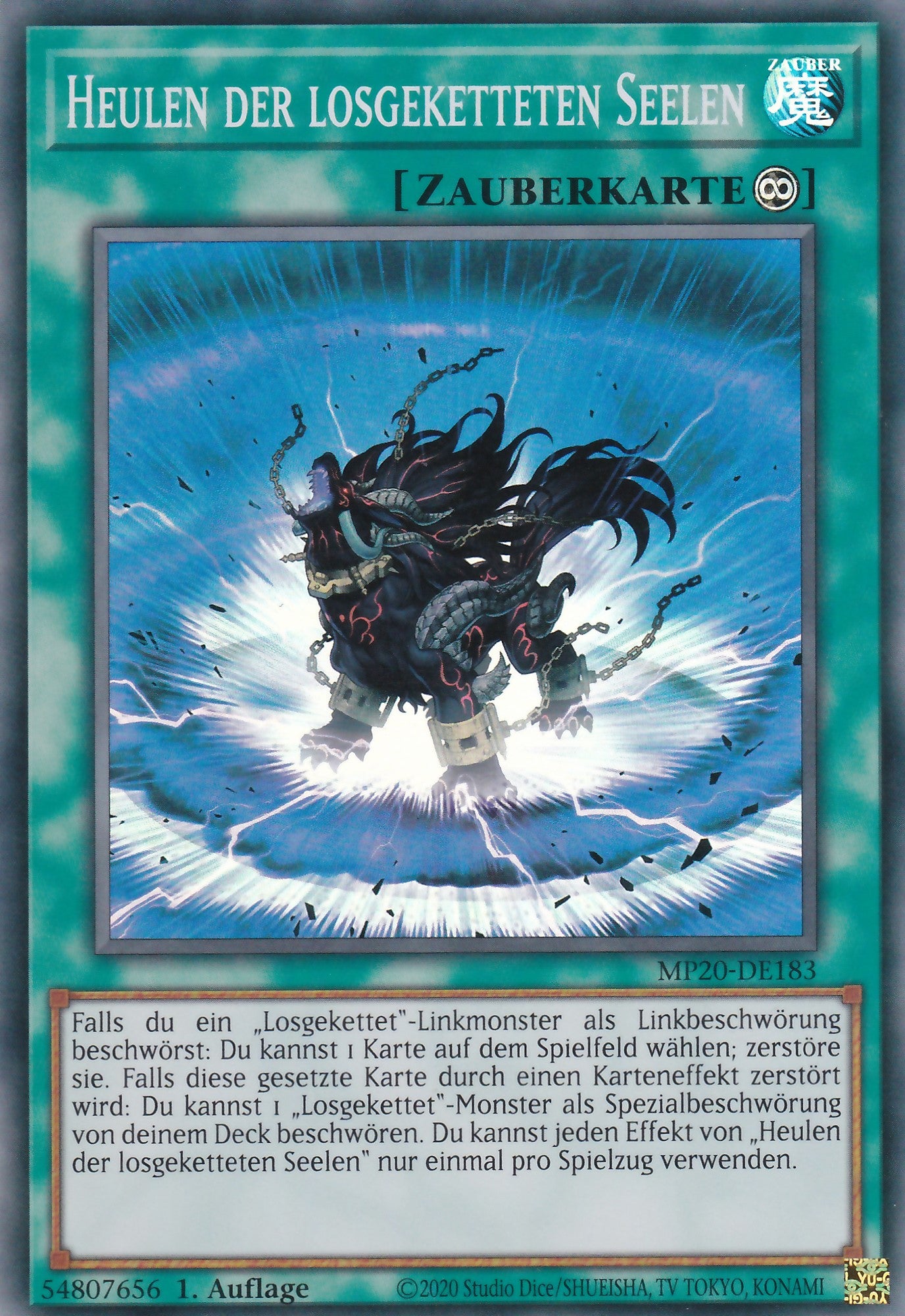 Heulen der losgeketteten Seelen - MP20-DE183 - Super Rare - Deutsch - 1. Auflage - 2202 Tin of Lost Memories Mega Pack