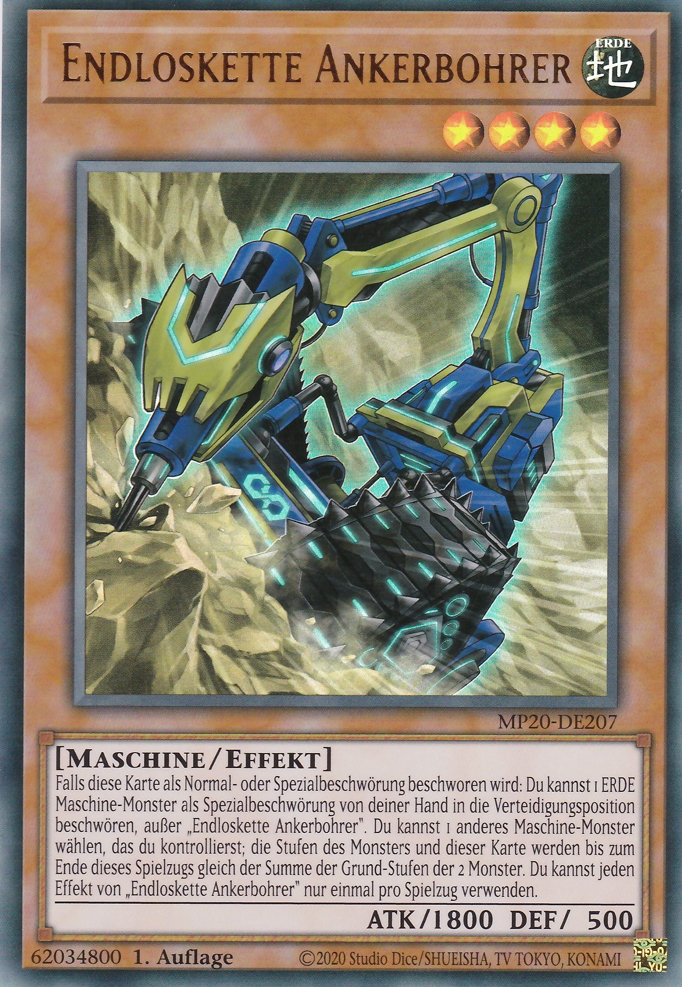 Endloskette Ankerbohrer - MP20-DE207 - Ultra Rare - Deutsch - 1. Auflage - 2226 Tin of Lost Memories Mega Pack