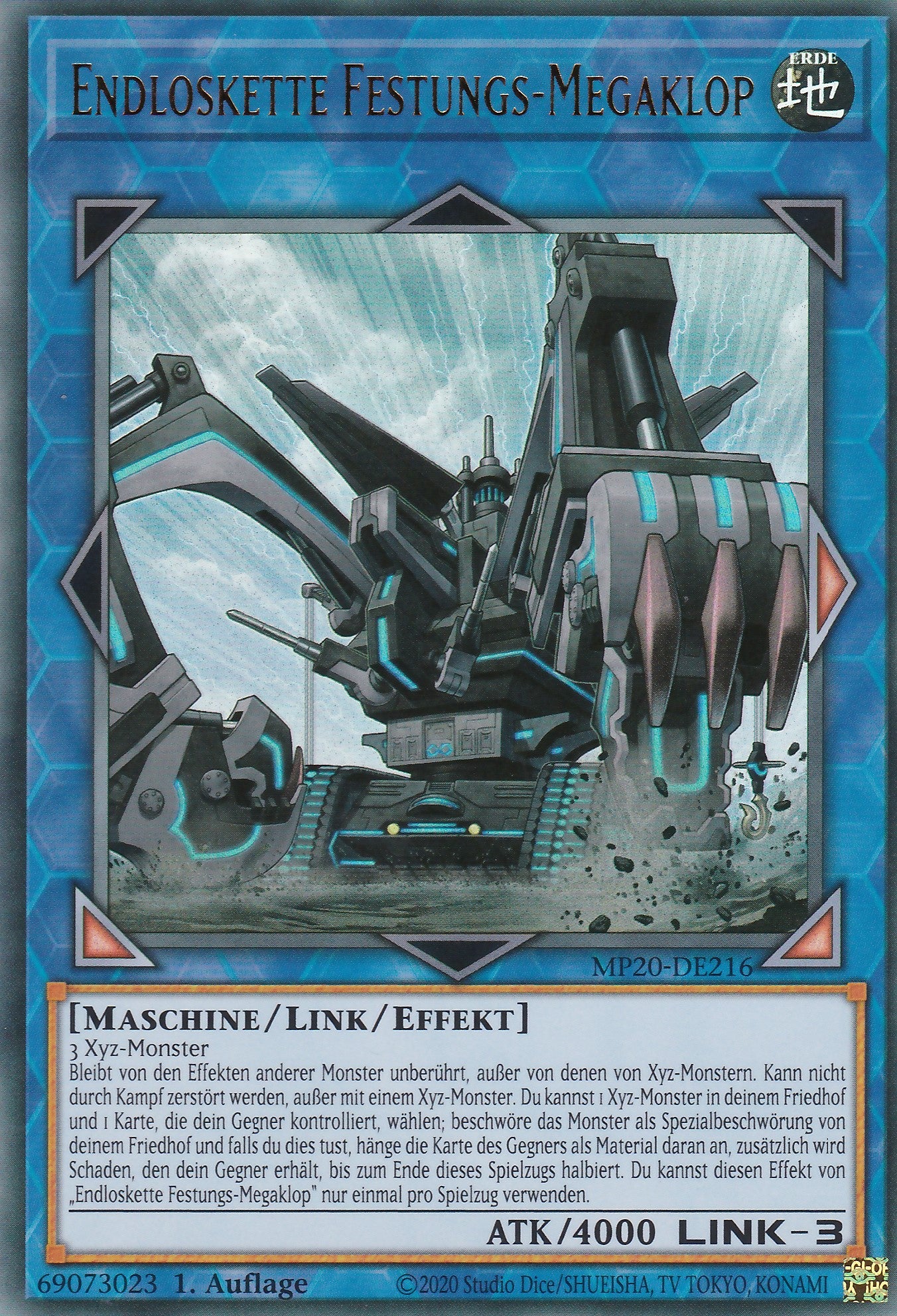 Endloskette Festungs-Megaklop - MP20-DE216 - Ultra Rare - Deutsch - 1. Auflage - 2235 Tin of Lost Memories Mega Pack