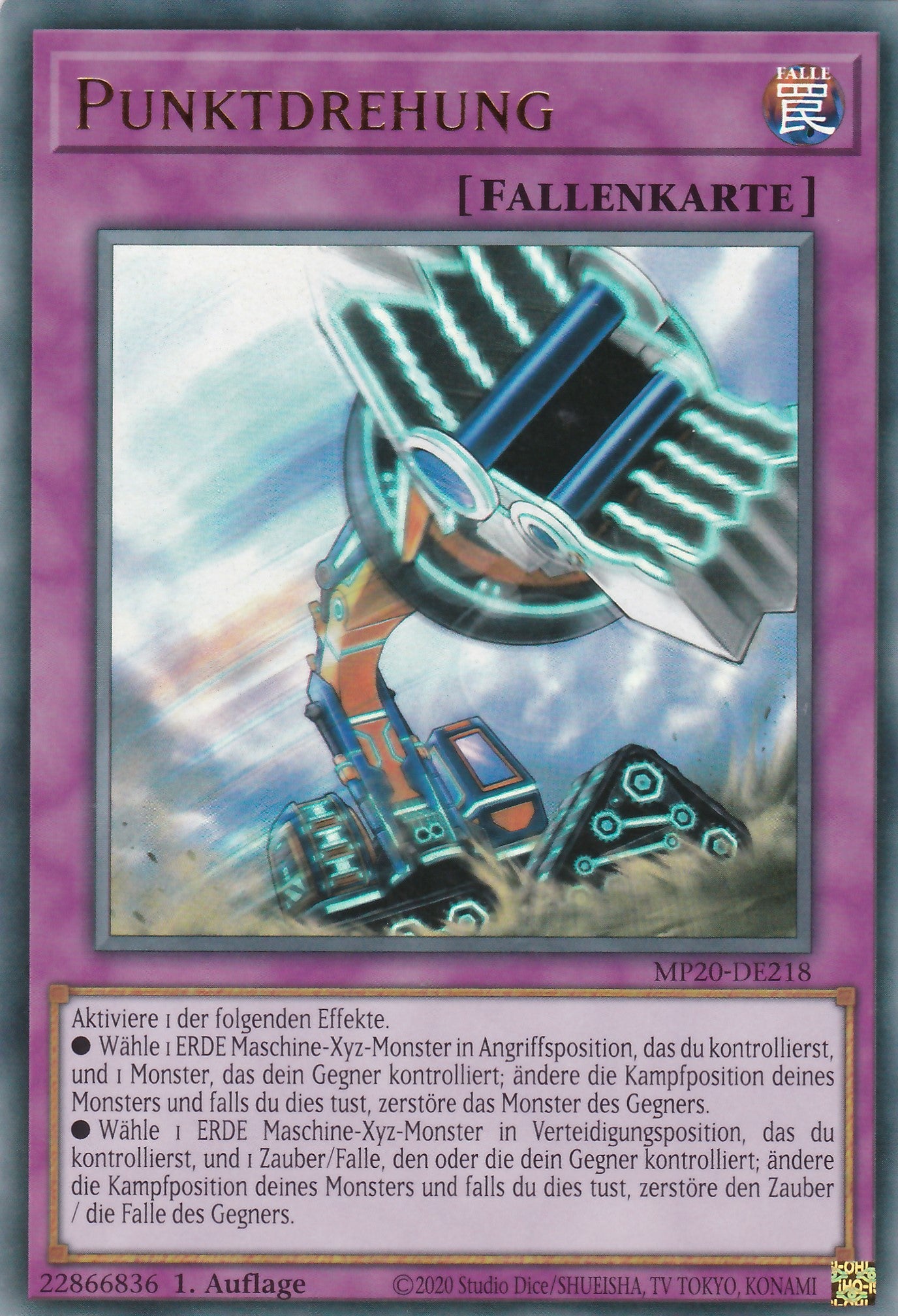 Punktdrehung - MP20-DE218 - Ultra Rare - Deutsch - 1. Auflage - 2237 Tin of Lost Memories Mega Pack